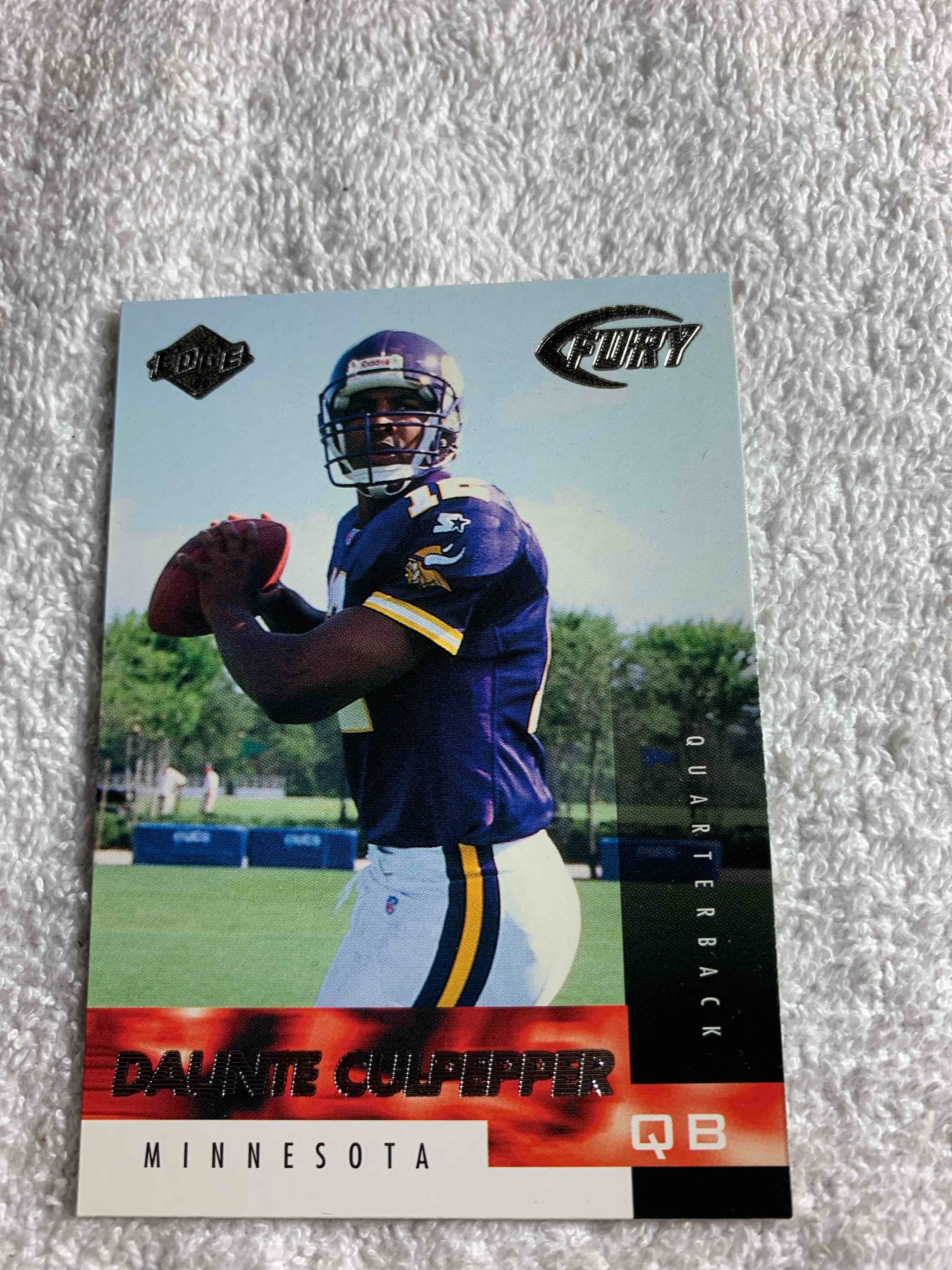 1999 Collectors Edge Fury # 162, Daunte Culpepper Rookie Card 