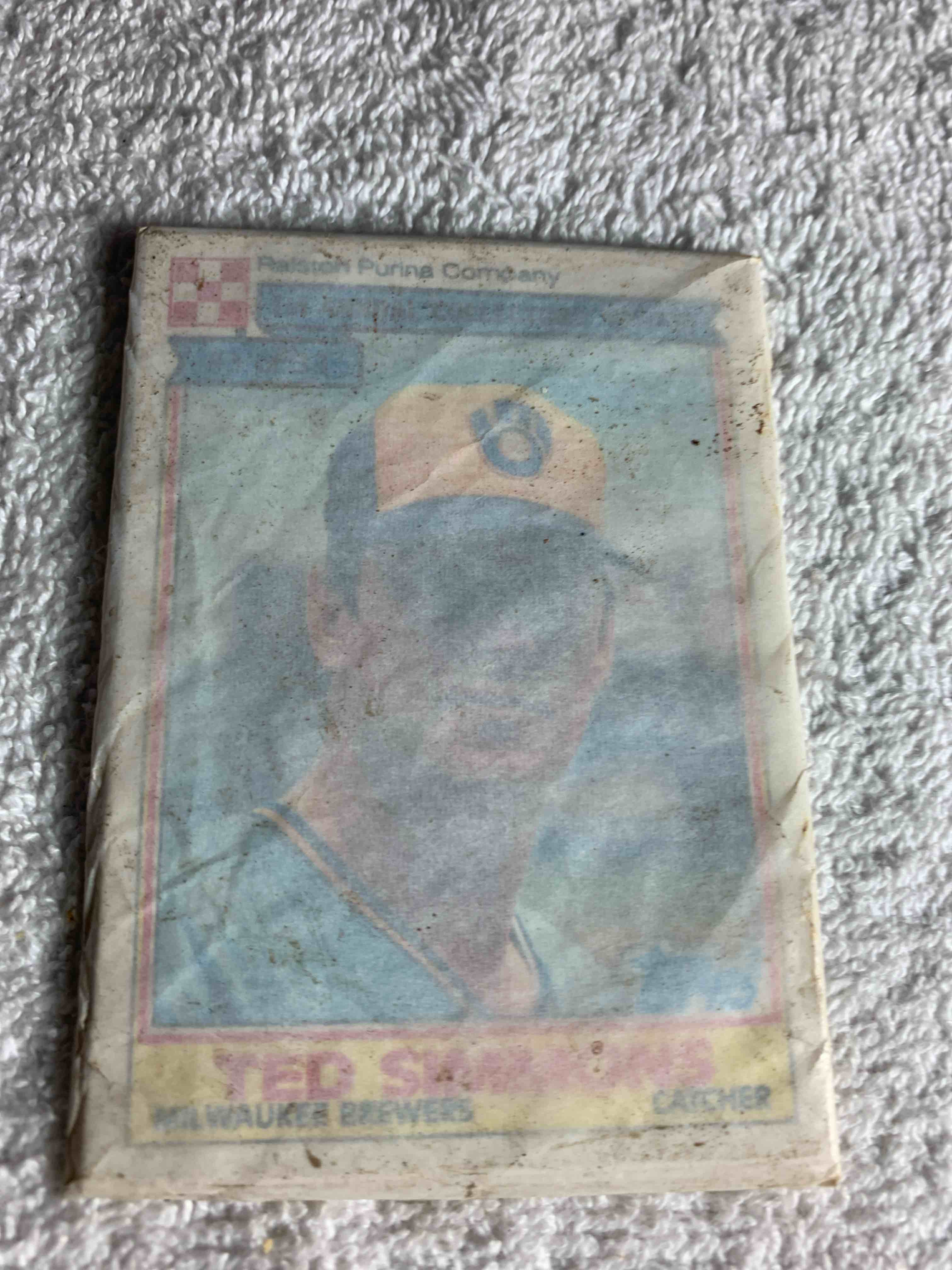 1984 Purina Baseball Cards, Unopened Pack 
