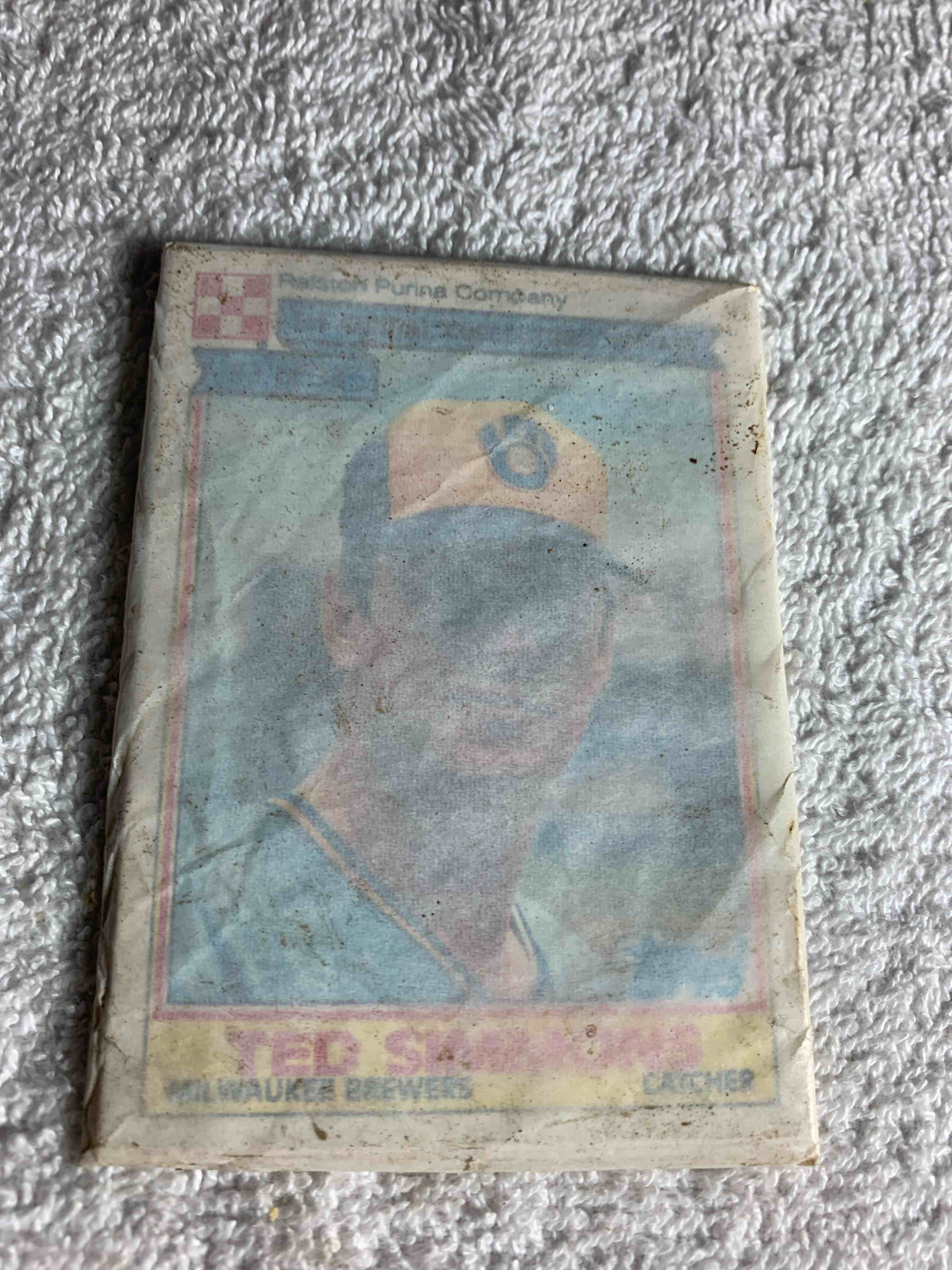 Condition photo showing New/Like New for 1984 Purina Baseball Cards, Unopened Pack 