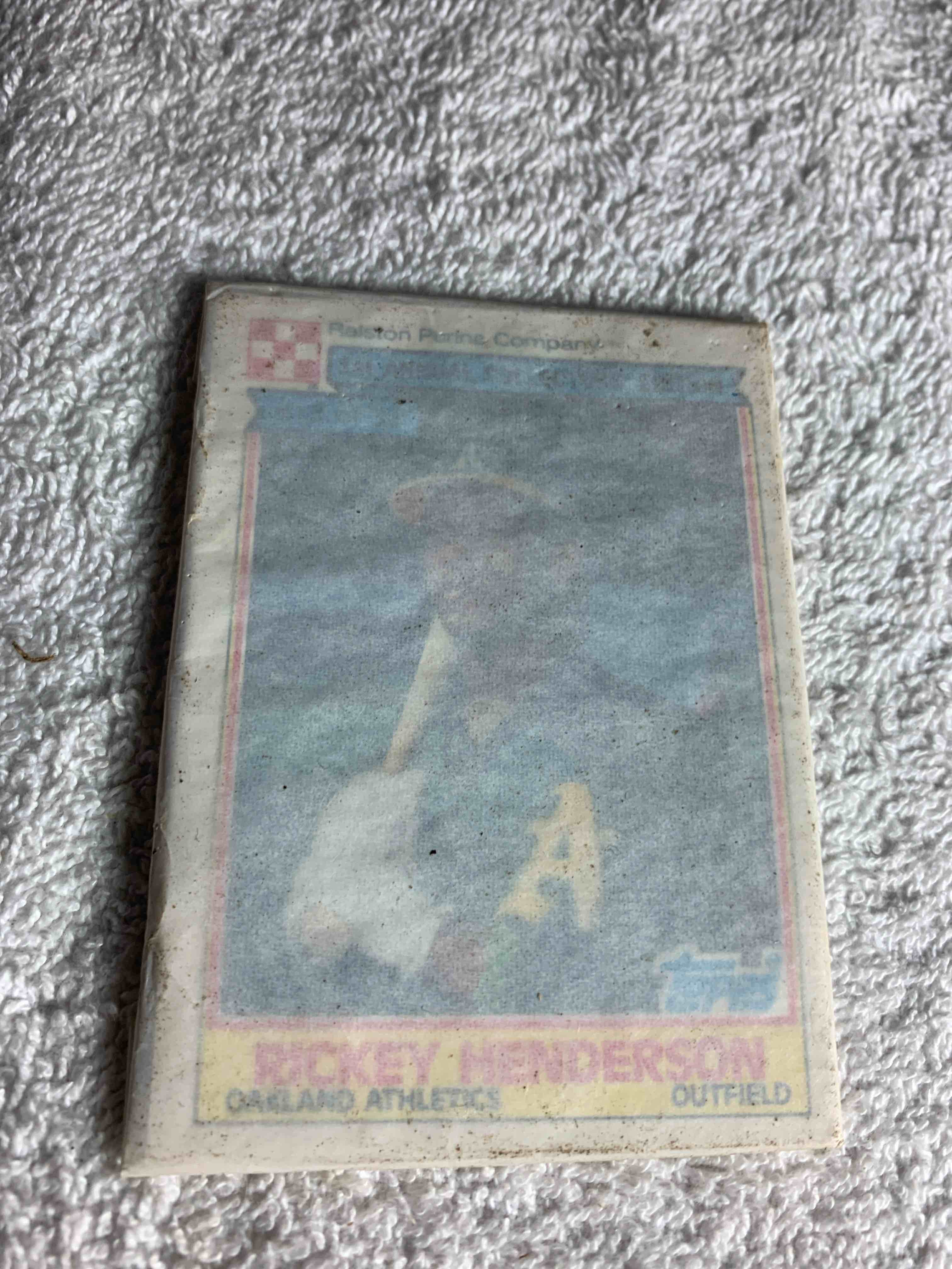 1984 Purina Baseball Cards, Unopened Pack 