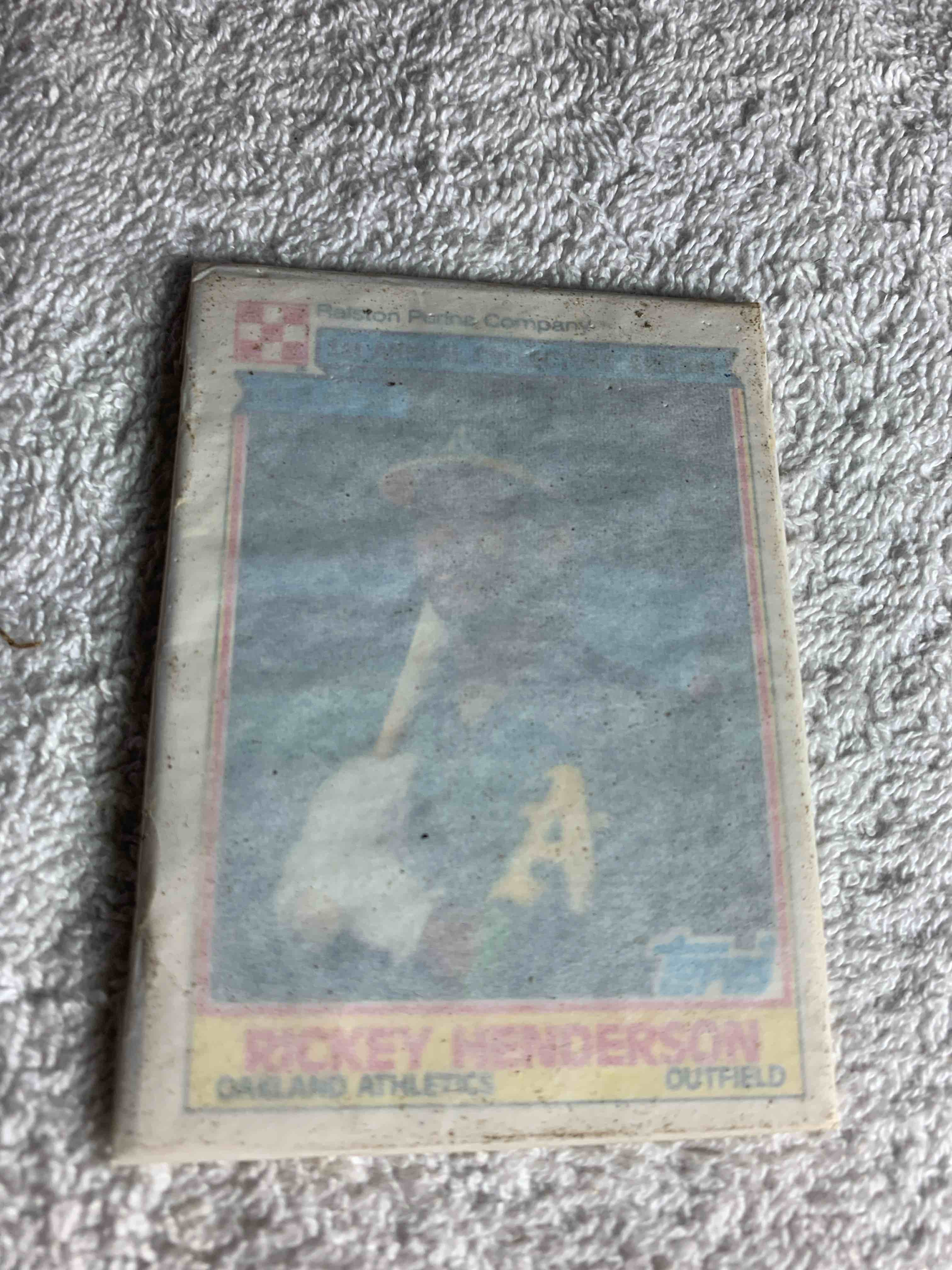 Condition photo showing New/Like New for 1984 Purina Baseball Cards, Unopened Pack 