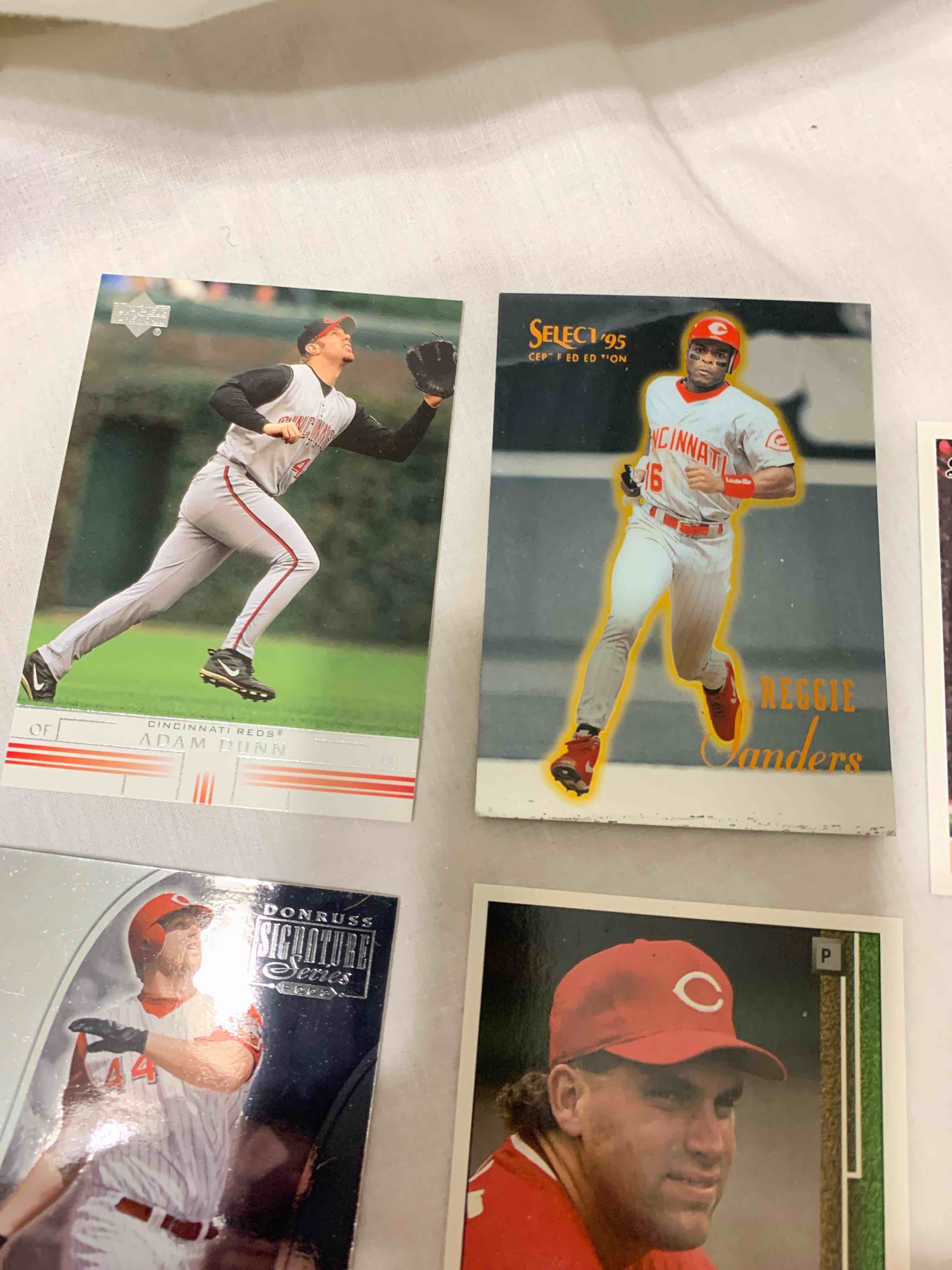 Condition photo showing Good Condition for Lot of 30. Cincinnati Reds Baseball Cards 