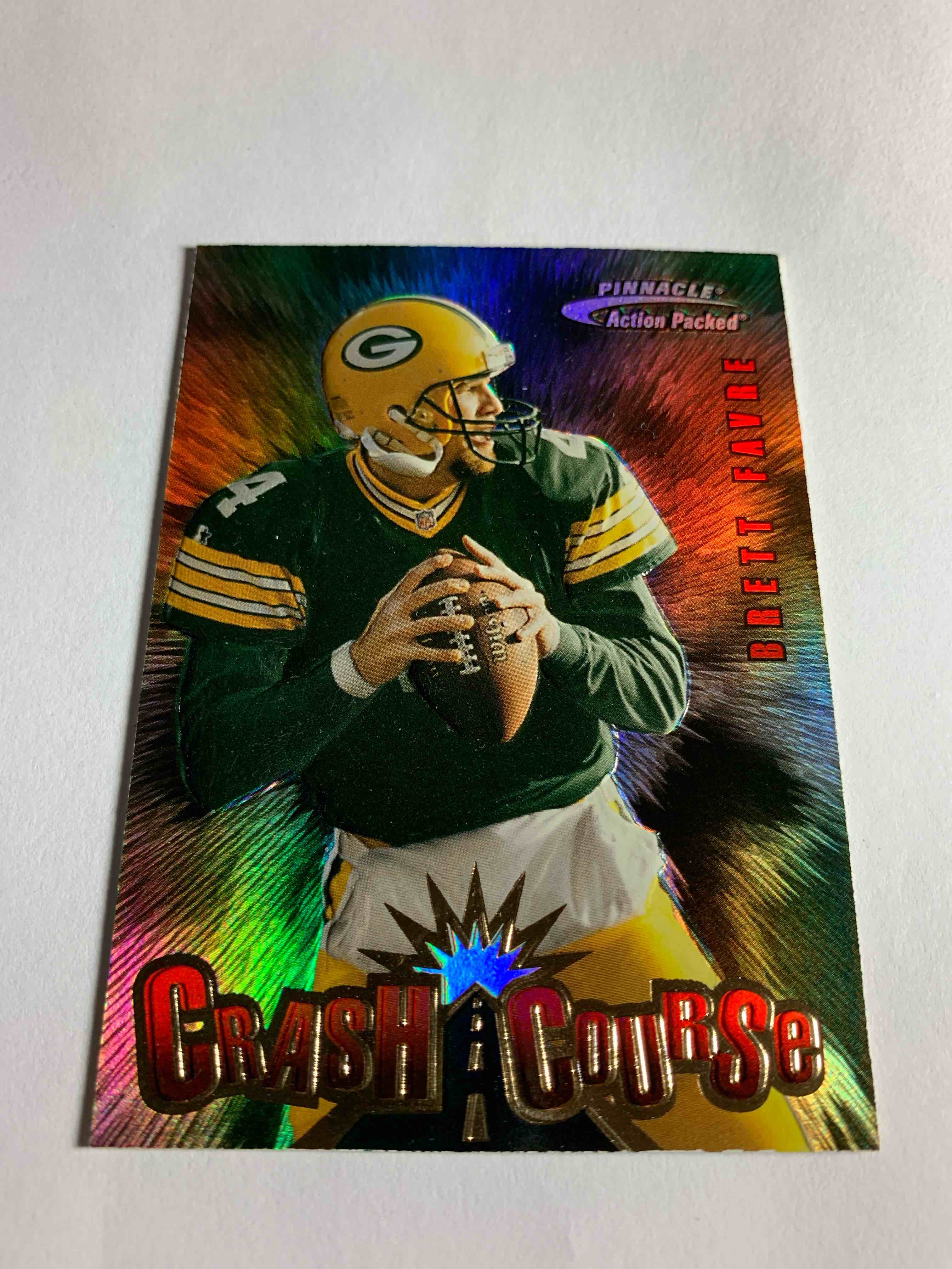 1997 Pinnacle Action Packed Crash Course # 5, Brett Favre 