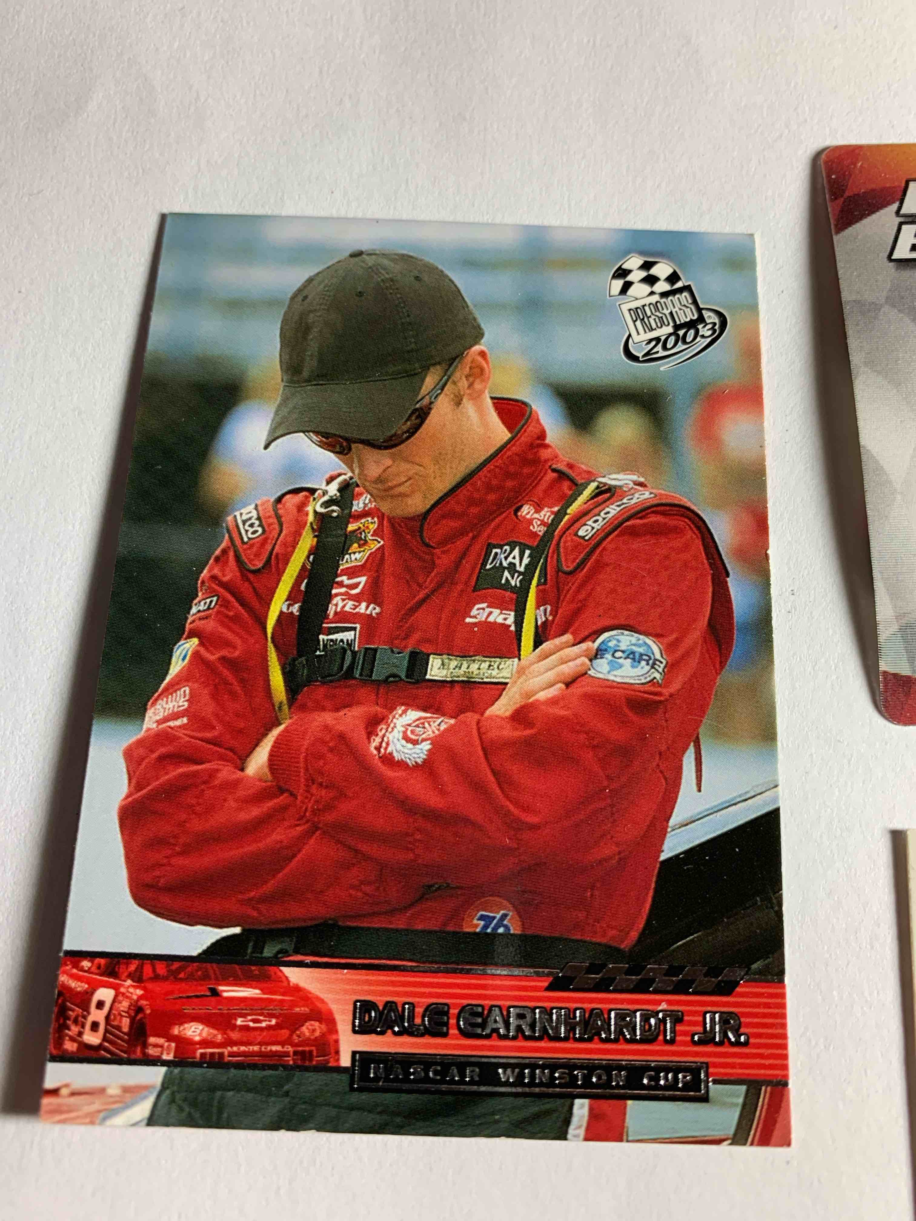 Condition photo showing Good Condition for 3- Dale Earnhardt Jr. Cards