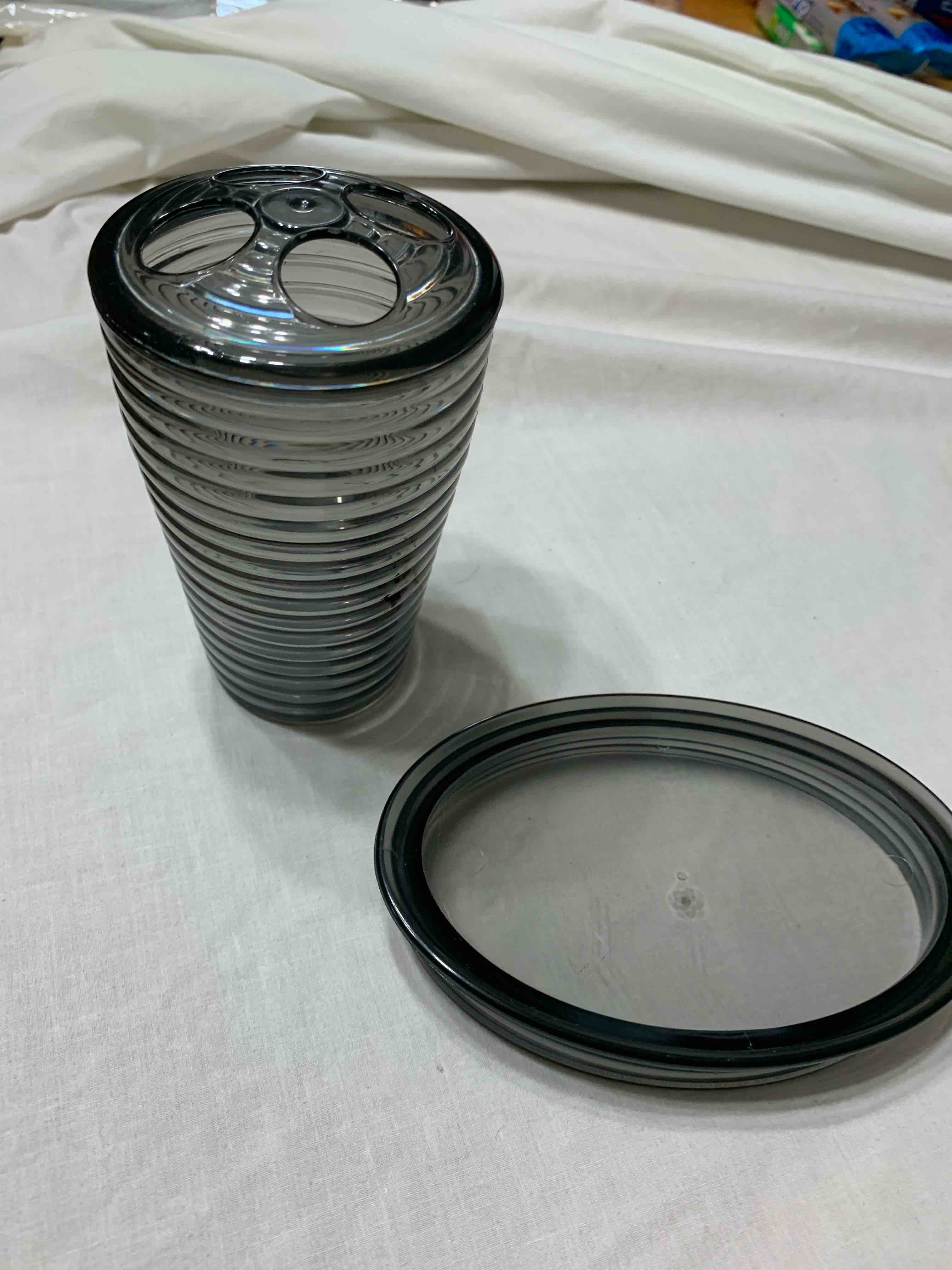 Condition photo showing Good Condition for Bathroom Soap Dish and Toothbrush Holder 