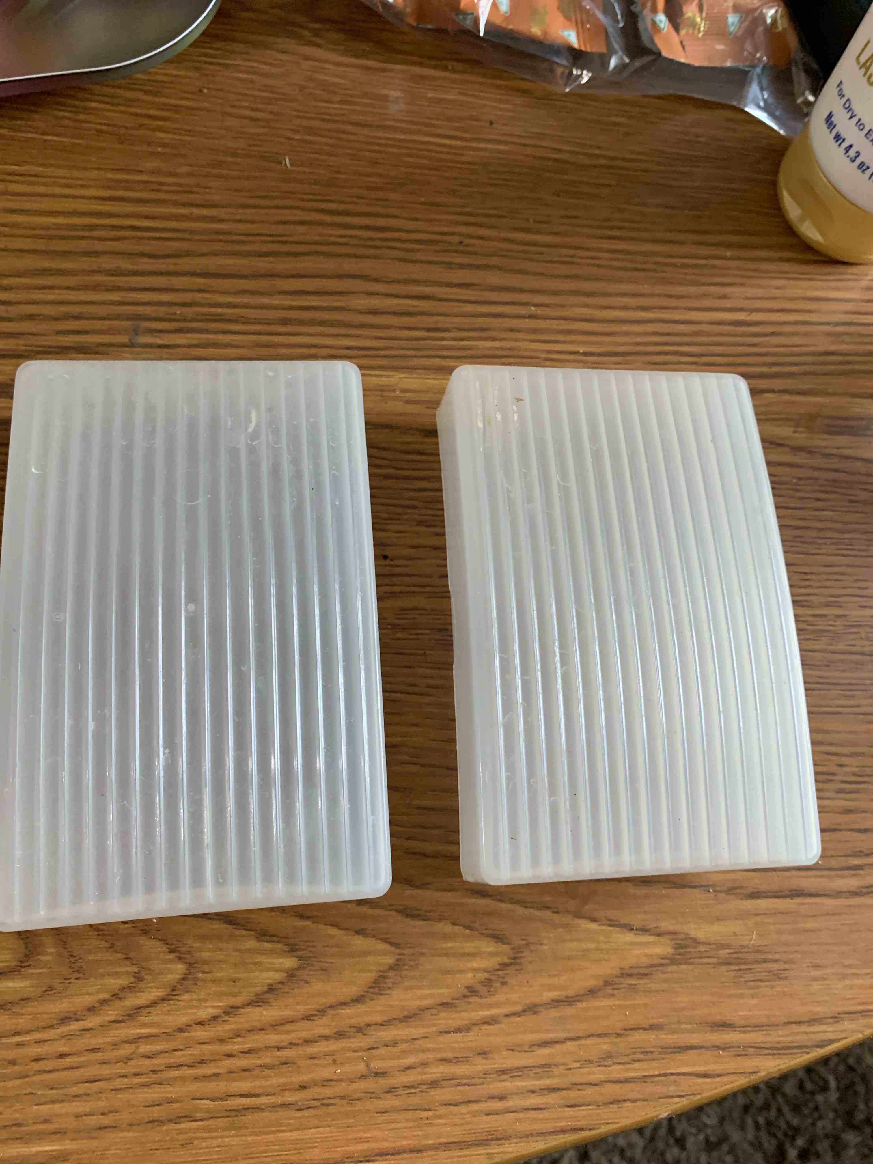 2- Plastic Soap Containers 