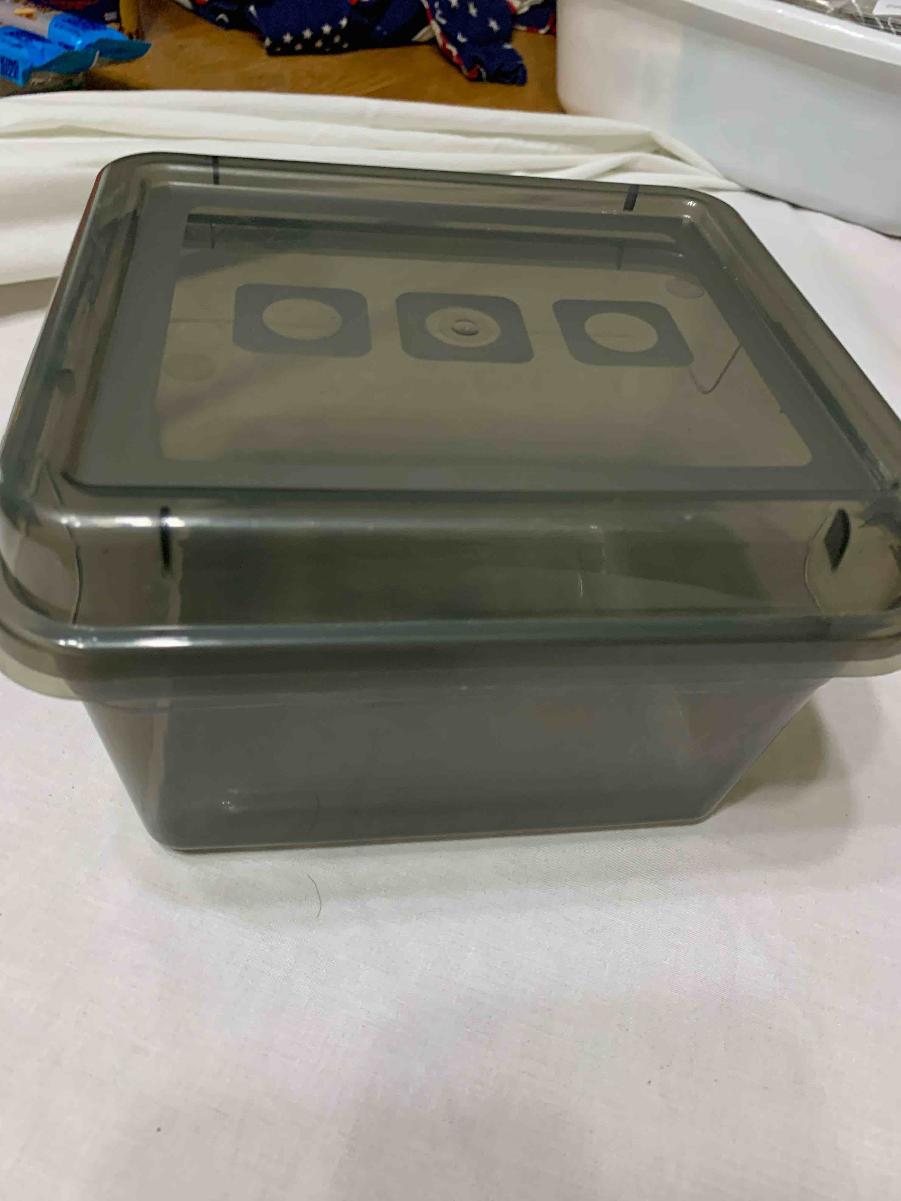 Condition photo showing Good Condition for Plastic Storage Container 