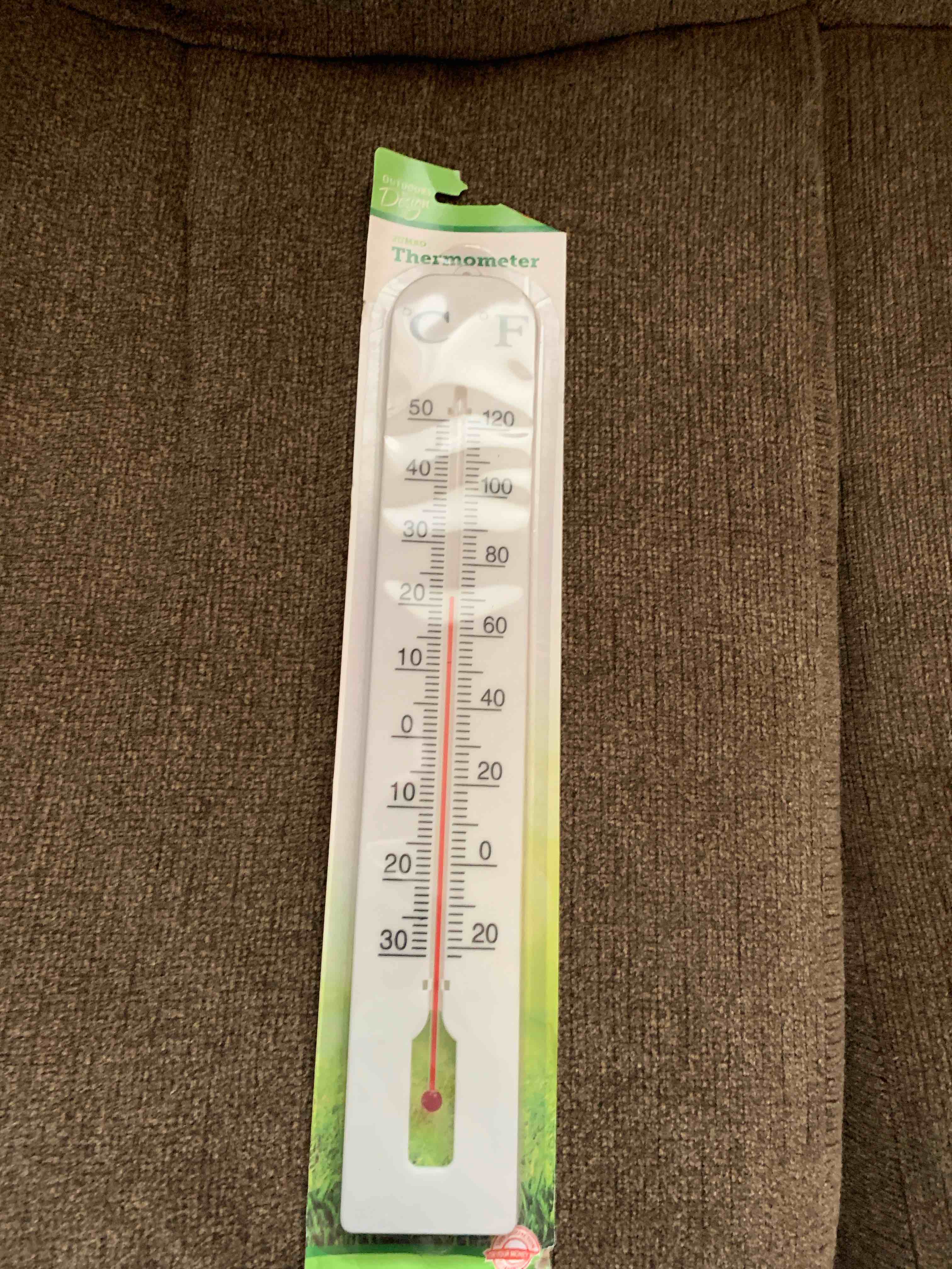 Condition photo showing New/Like New for Jumbo Outdoor Thermometer 
