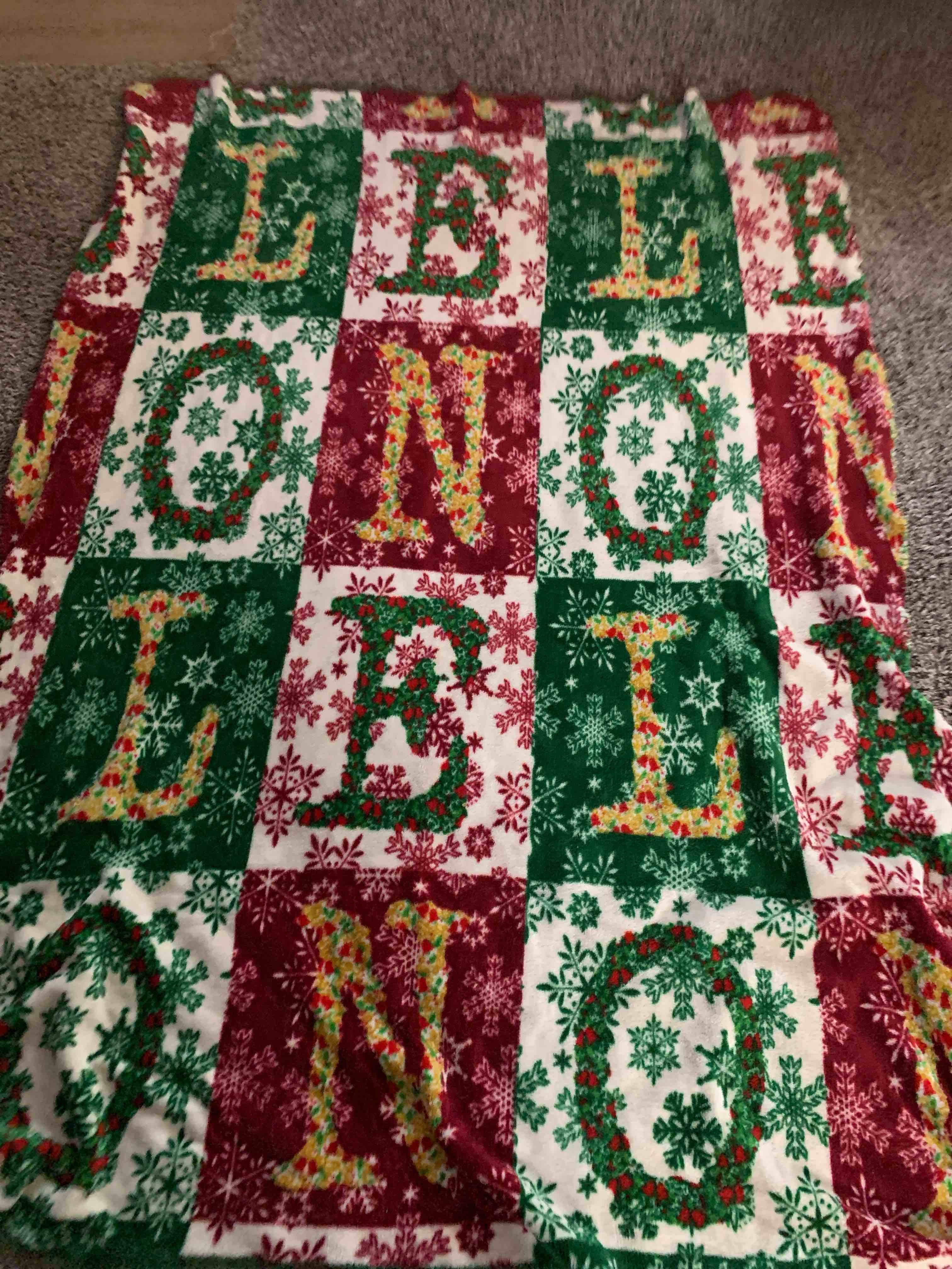 Christmas Blanket, 48” X 60”