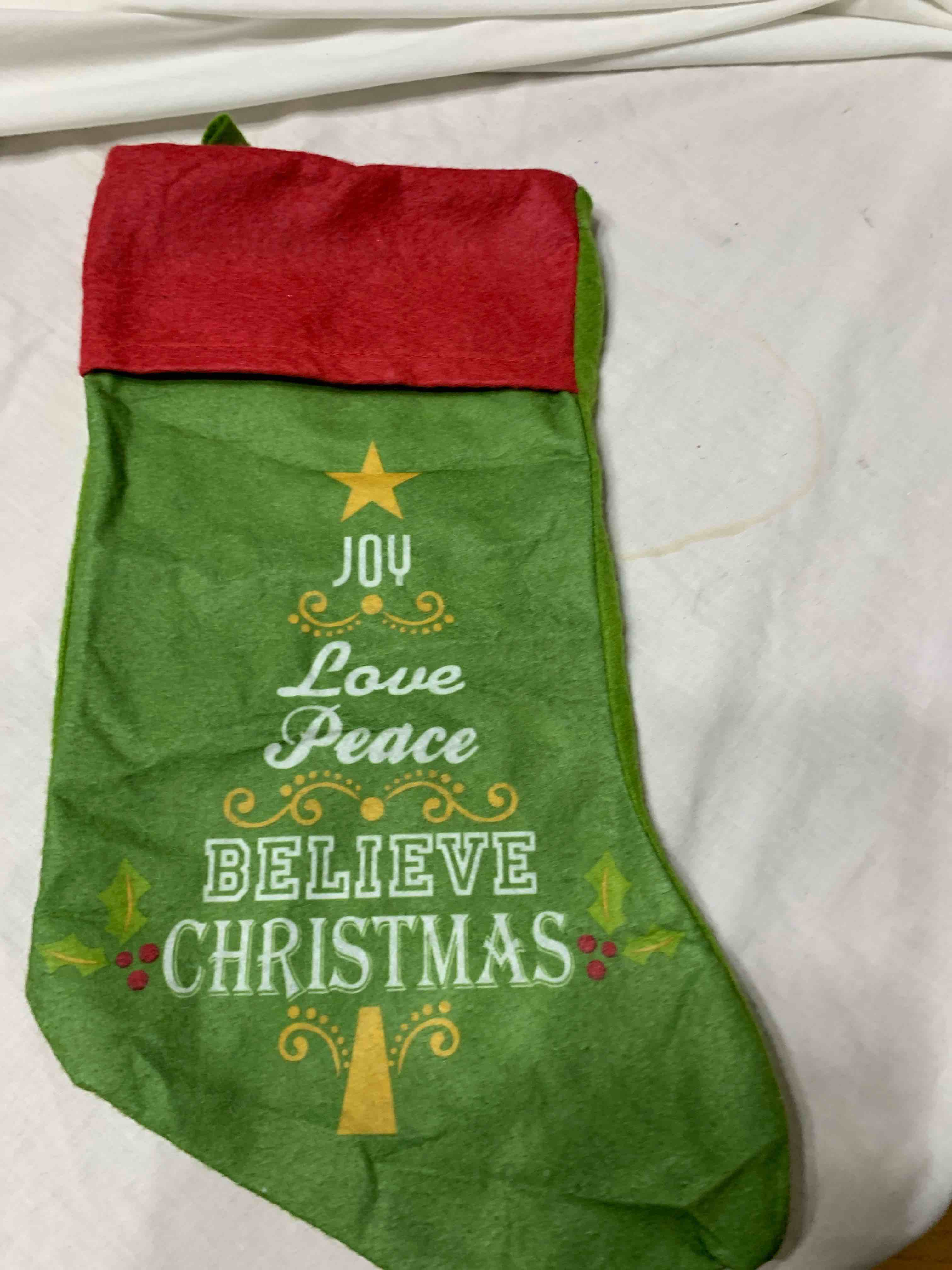 Condition photo showing Good Condition for Christmas Stocking 