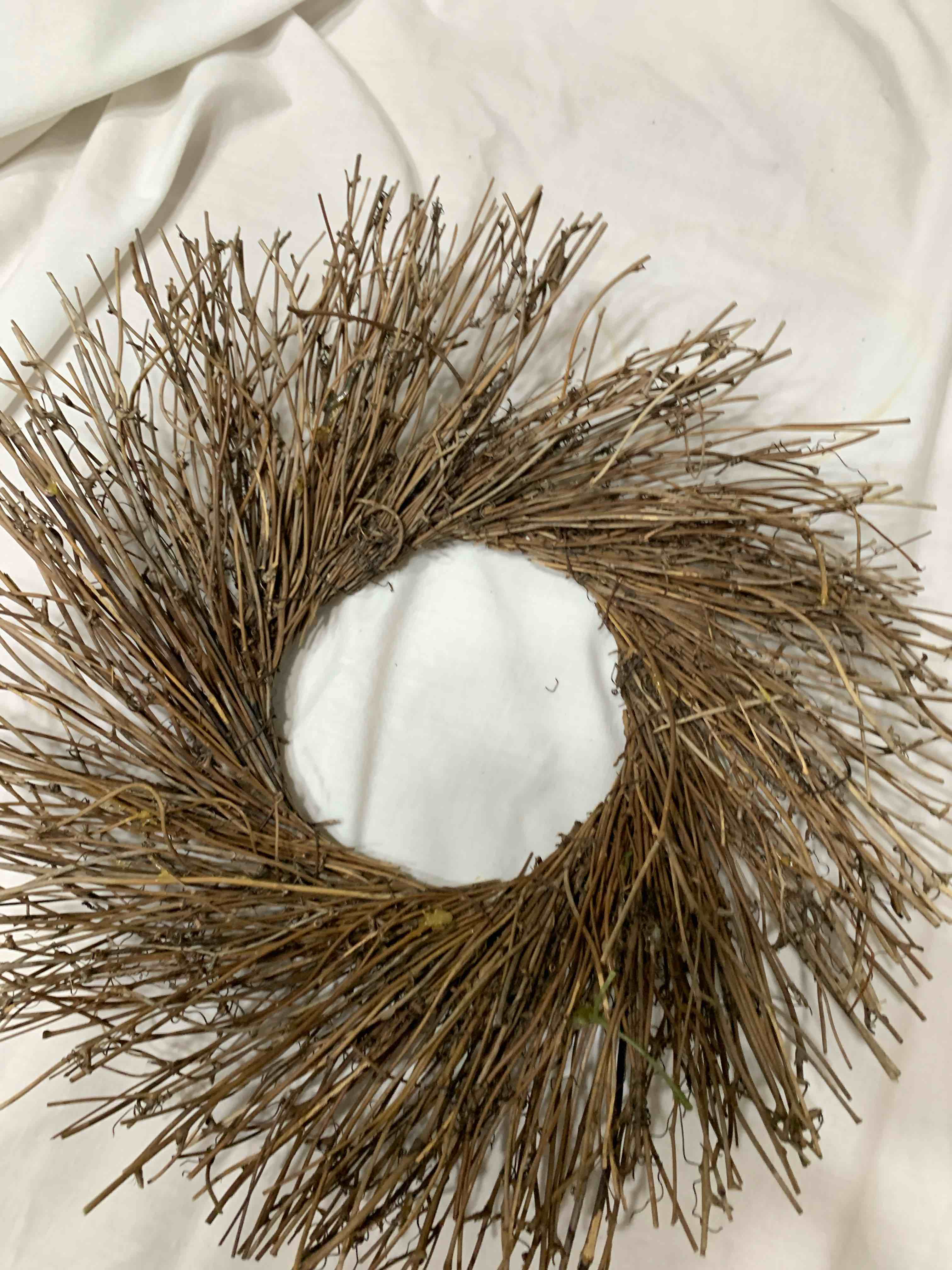 Condition photo showing Good Condition for Twig Wreath 