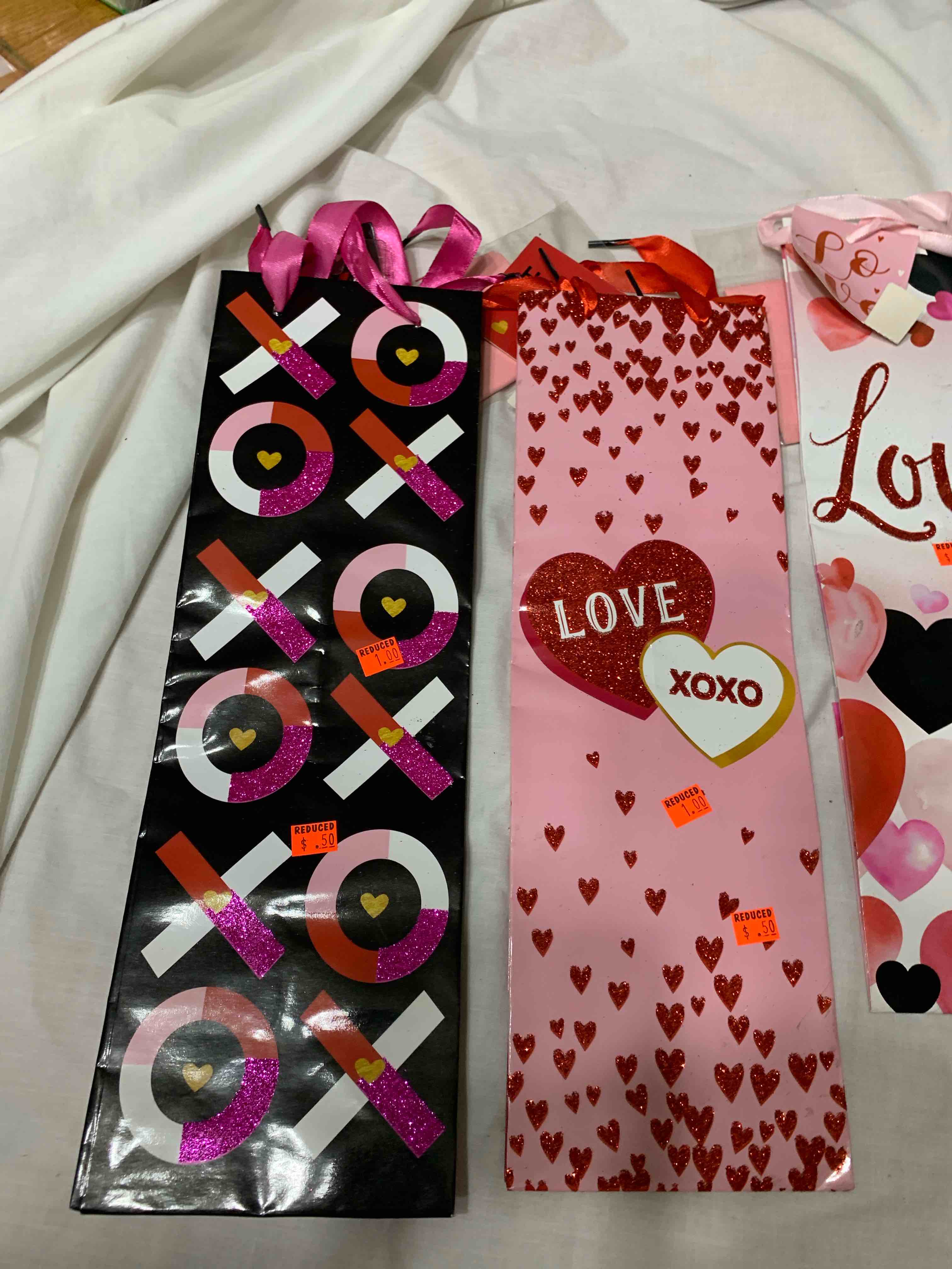 Condition photo showing New/Like New for 3 - Wine Gift Bags