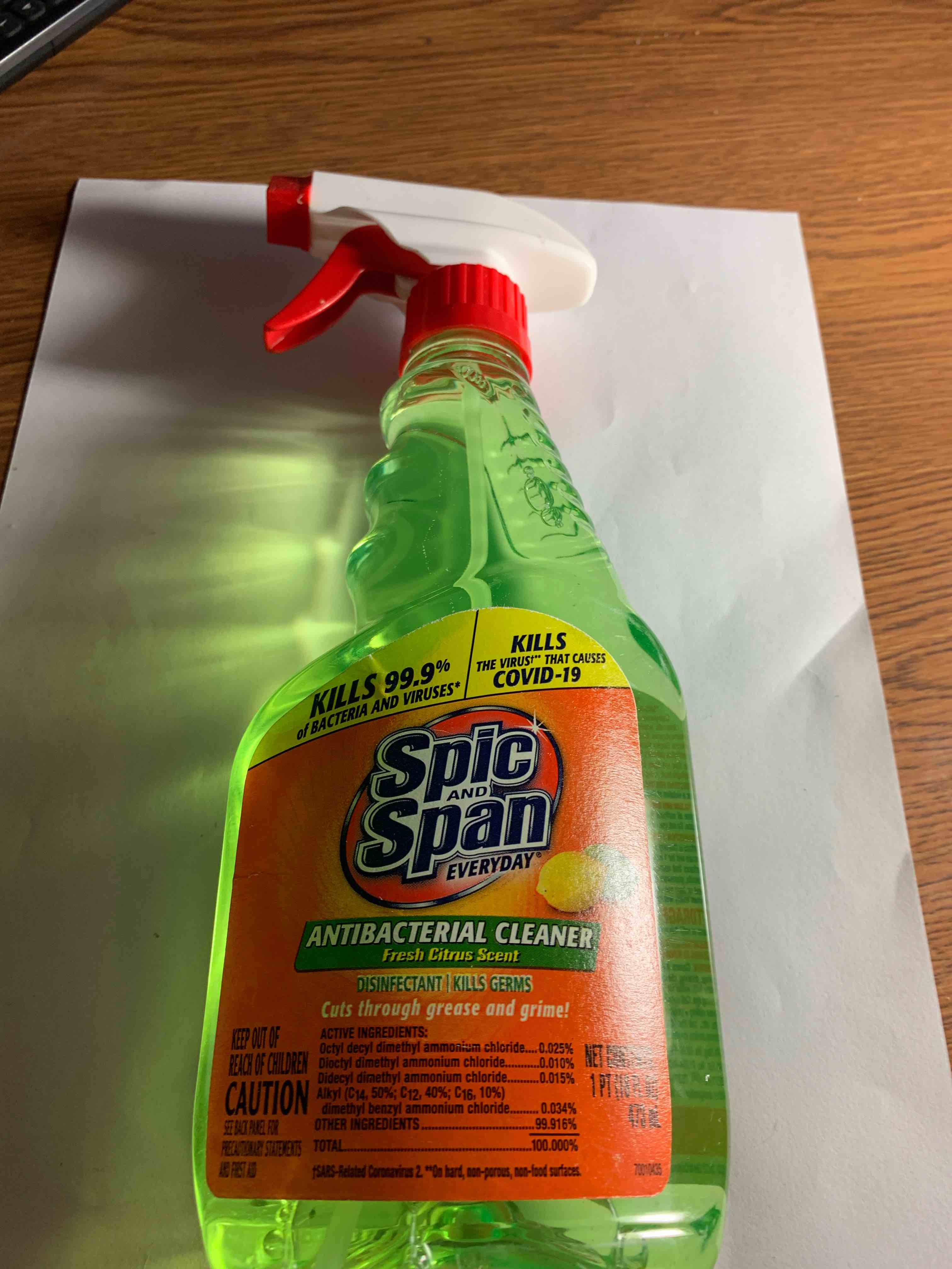 Spic and Span Citrus Cleaner