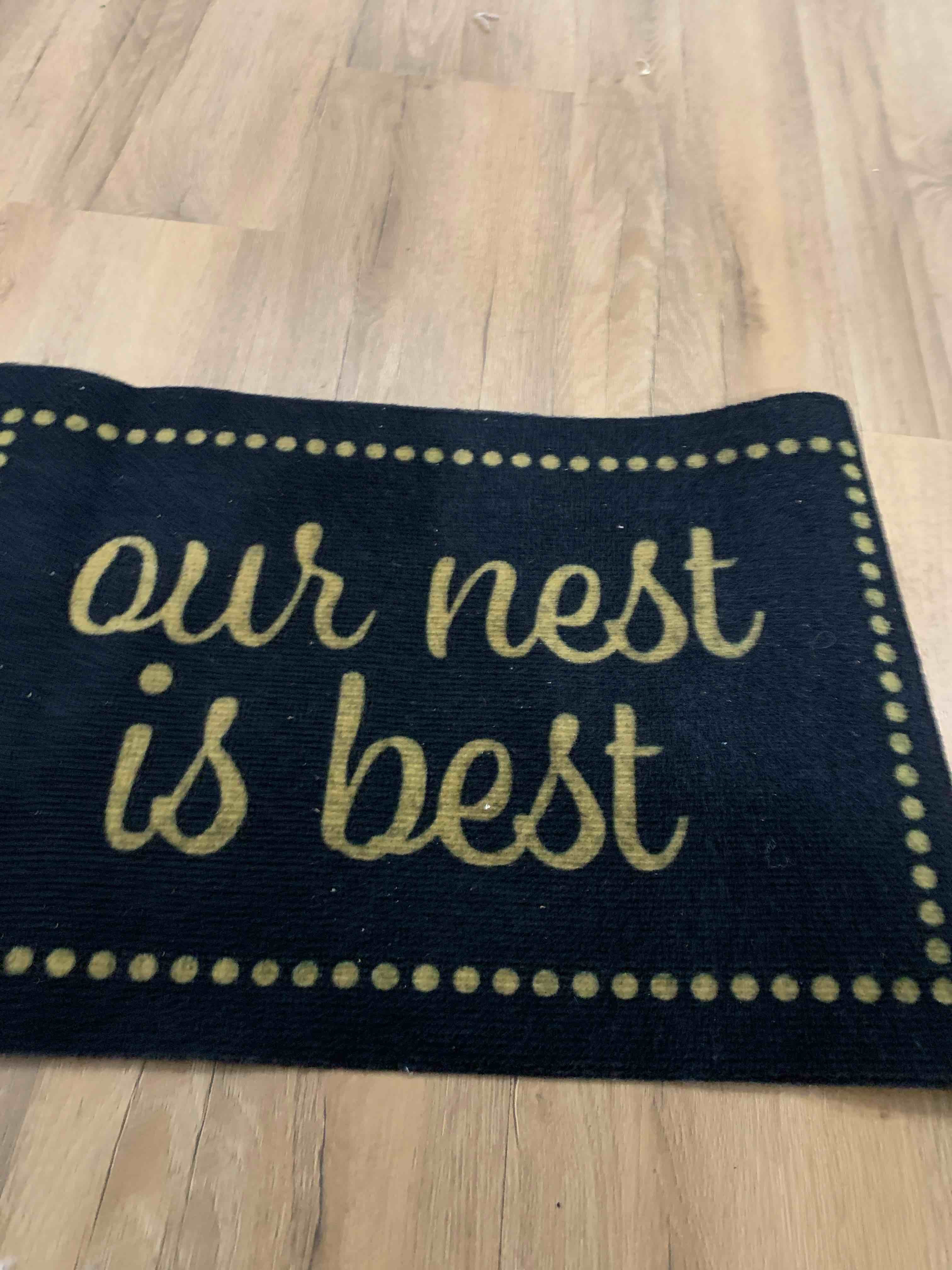 small rug, 15” x 23”