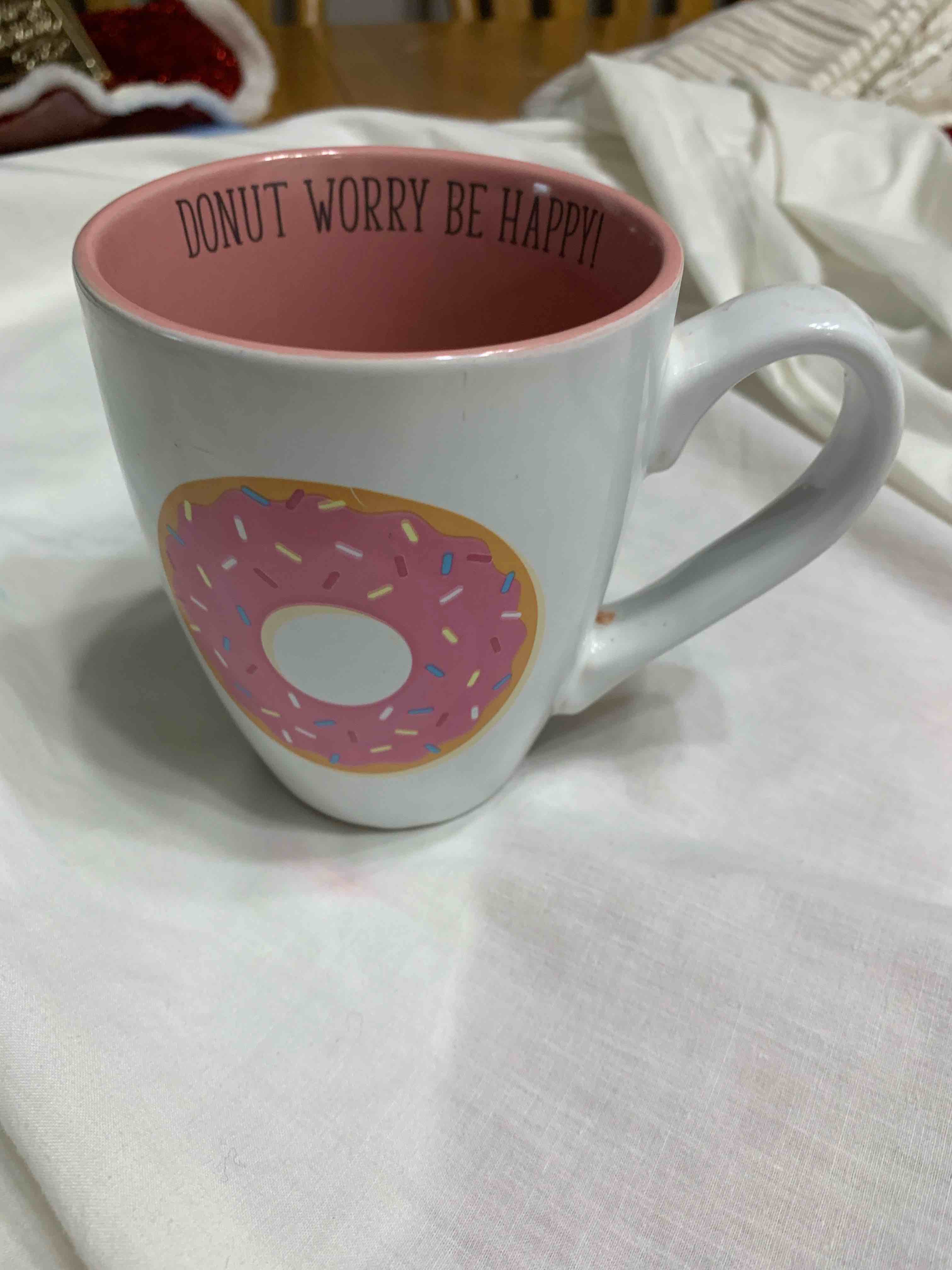 Donut Worry Be Happy, Coffee Cup