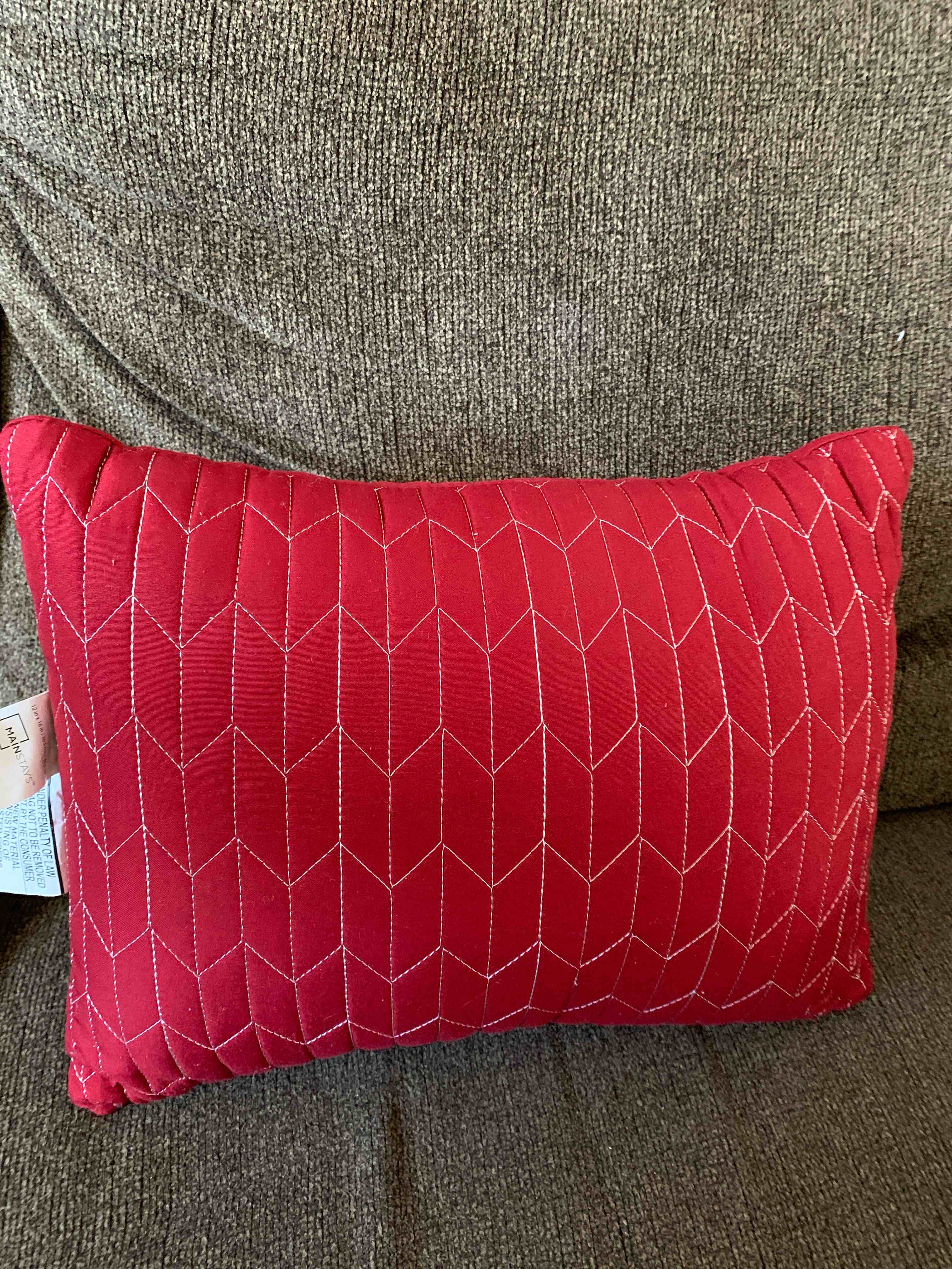 throw pillow, 9” x 14”