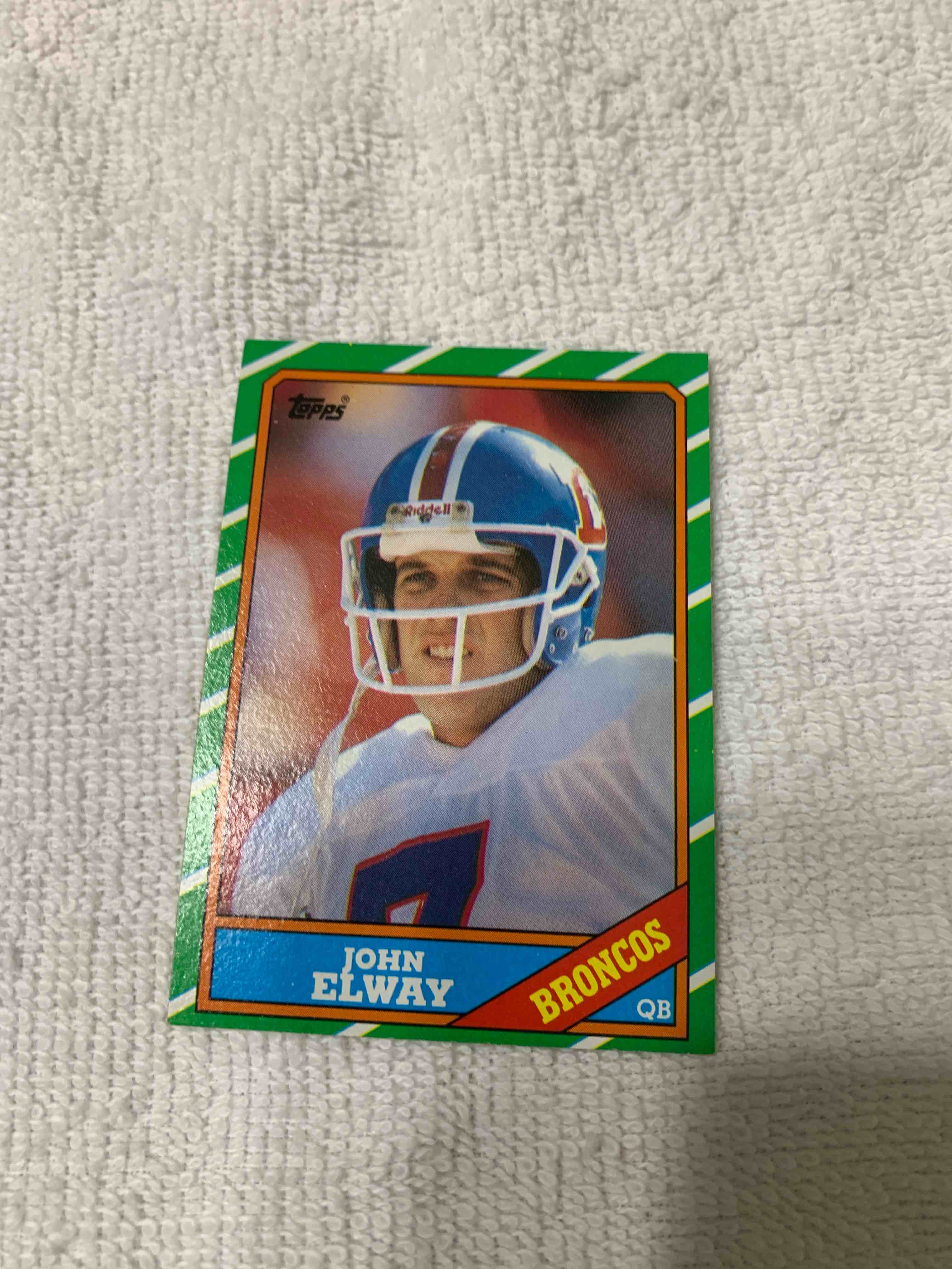 1986 Topps # 112, John Elway