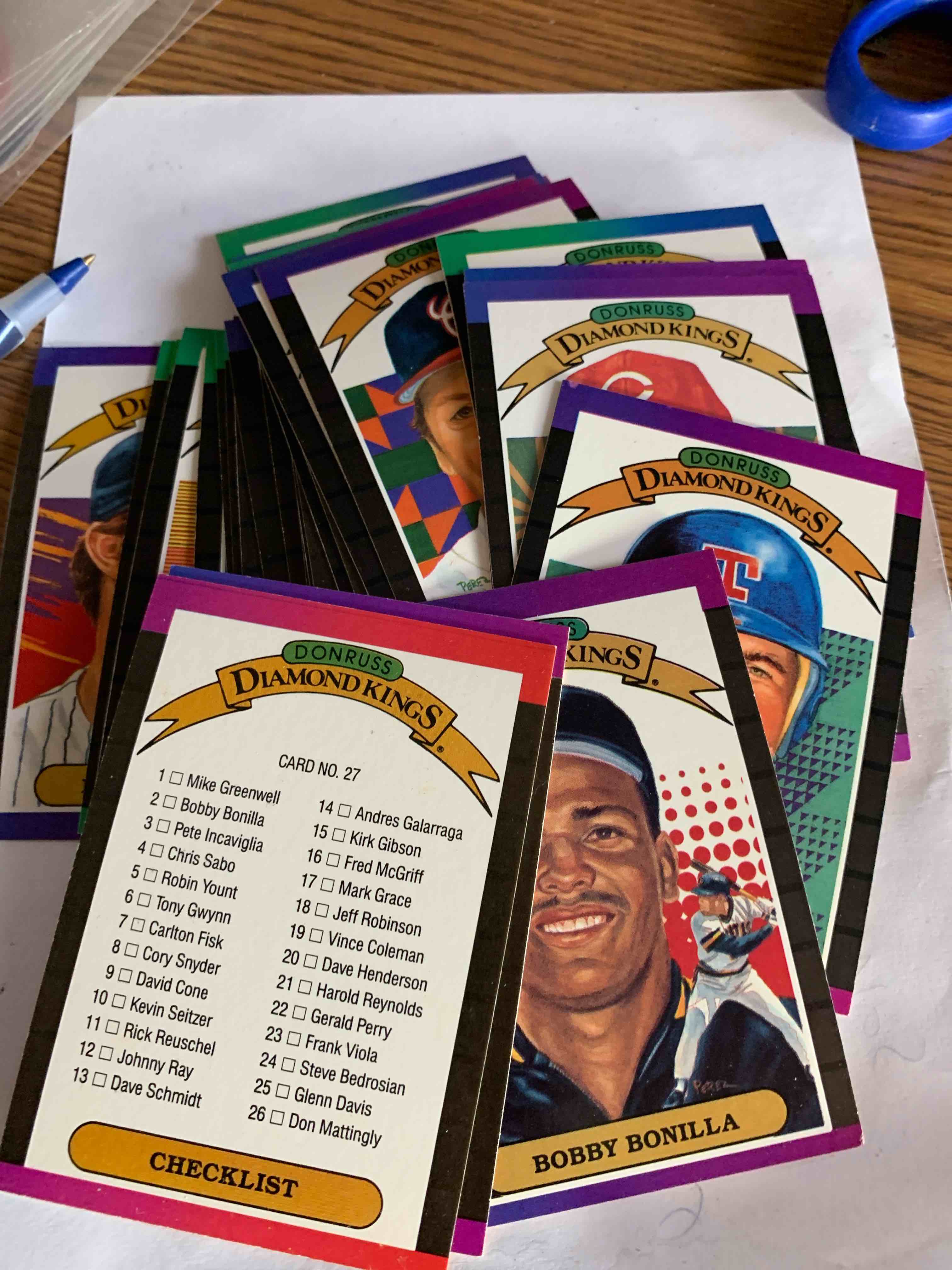 1988 donruss diamond kings set