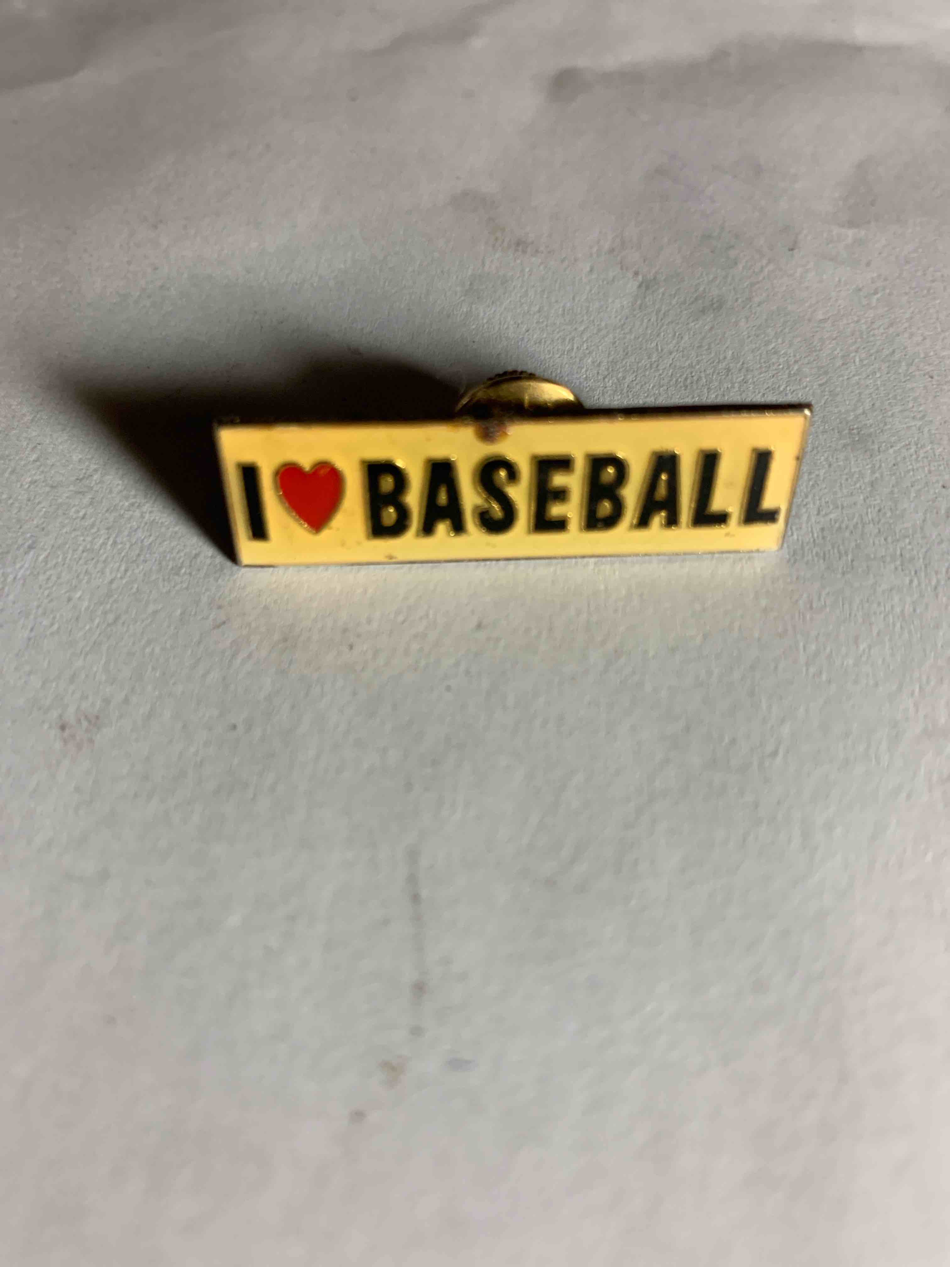 Condition photo showing Good Condition for I Love Baseball, Pin