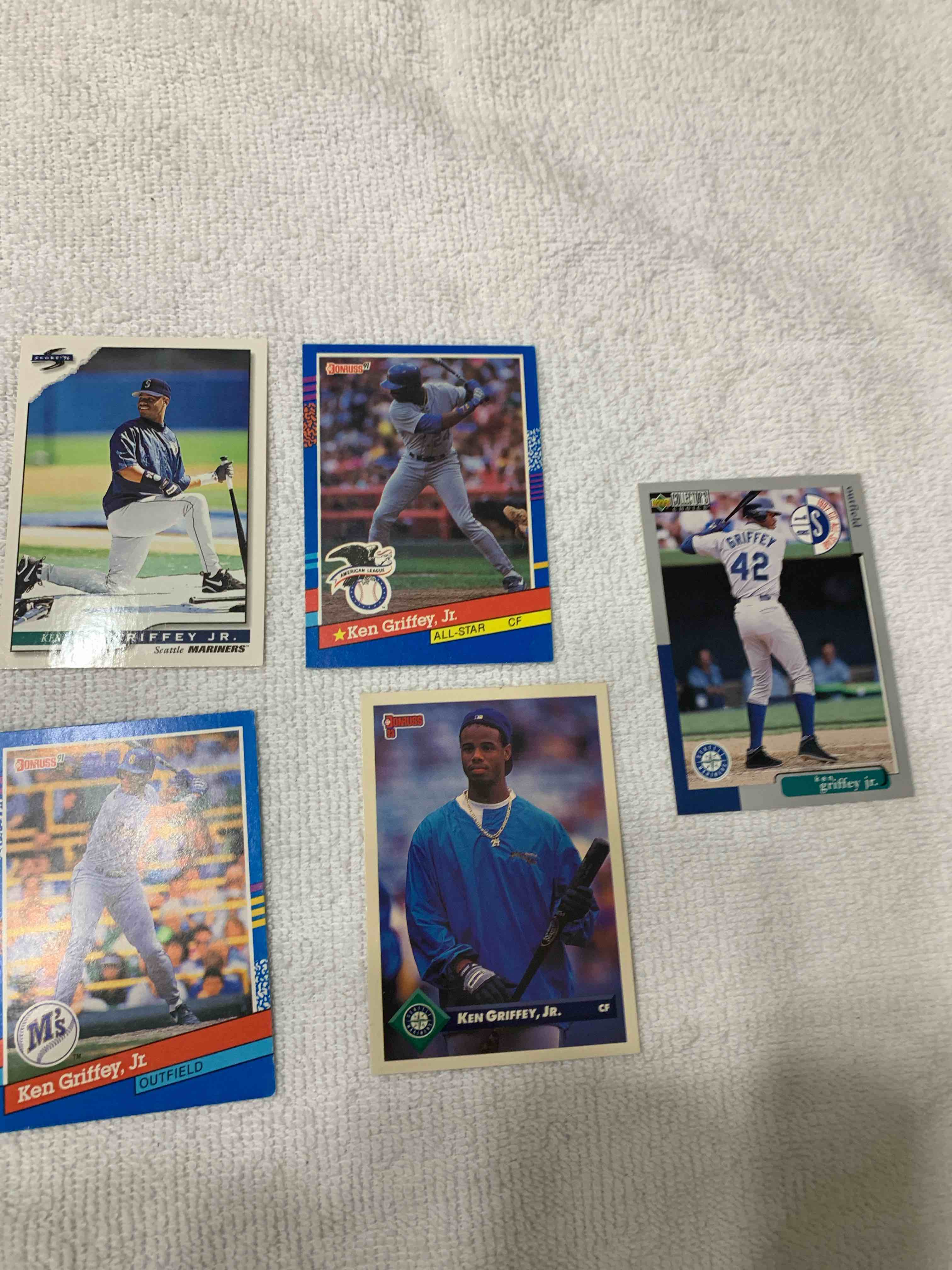 5 - ken griffey jr. cards