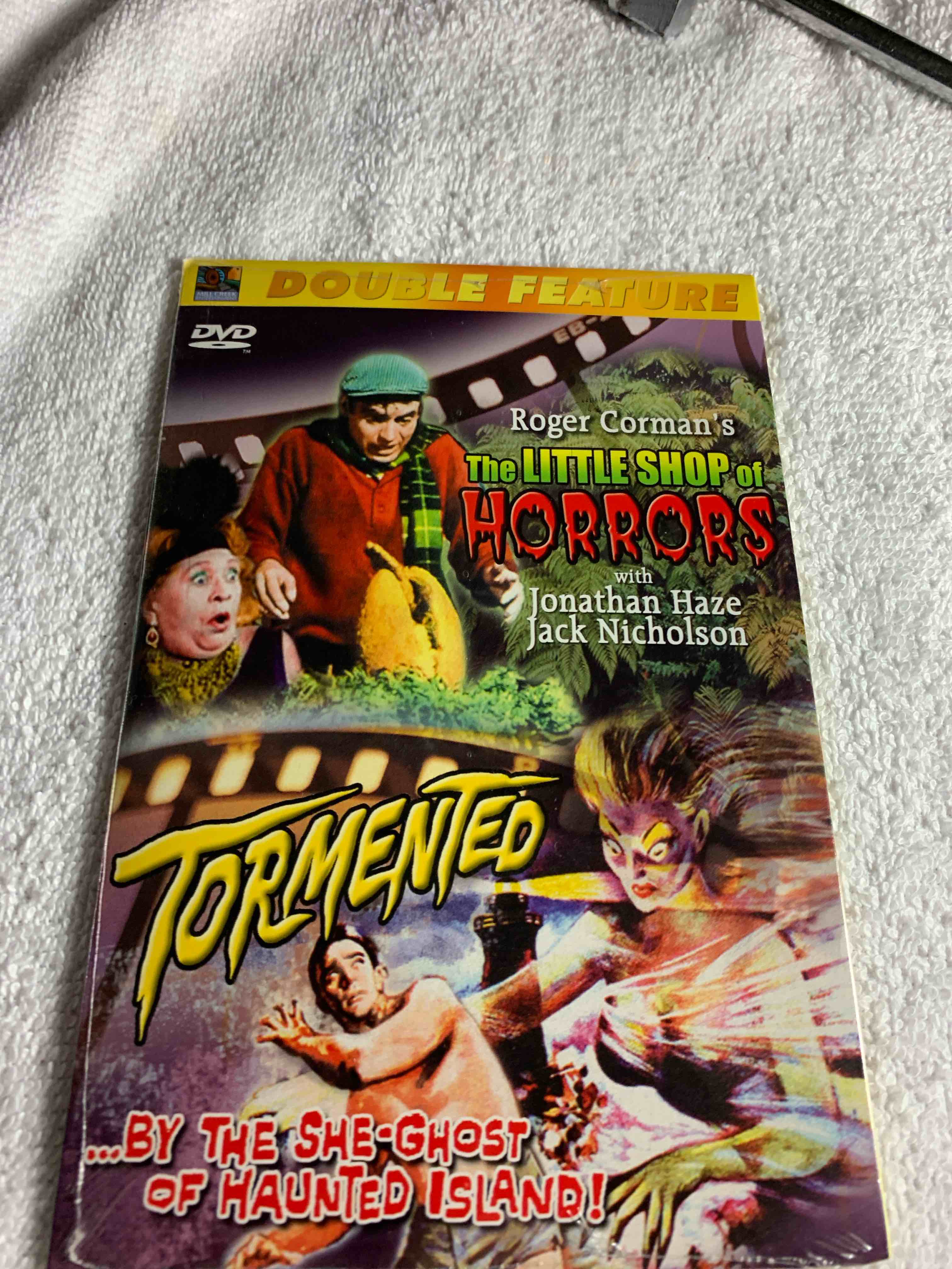 double feature dvd, the little shop of horrors and tormented