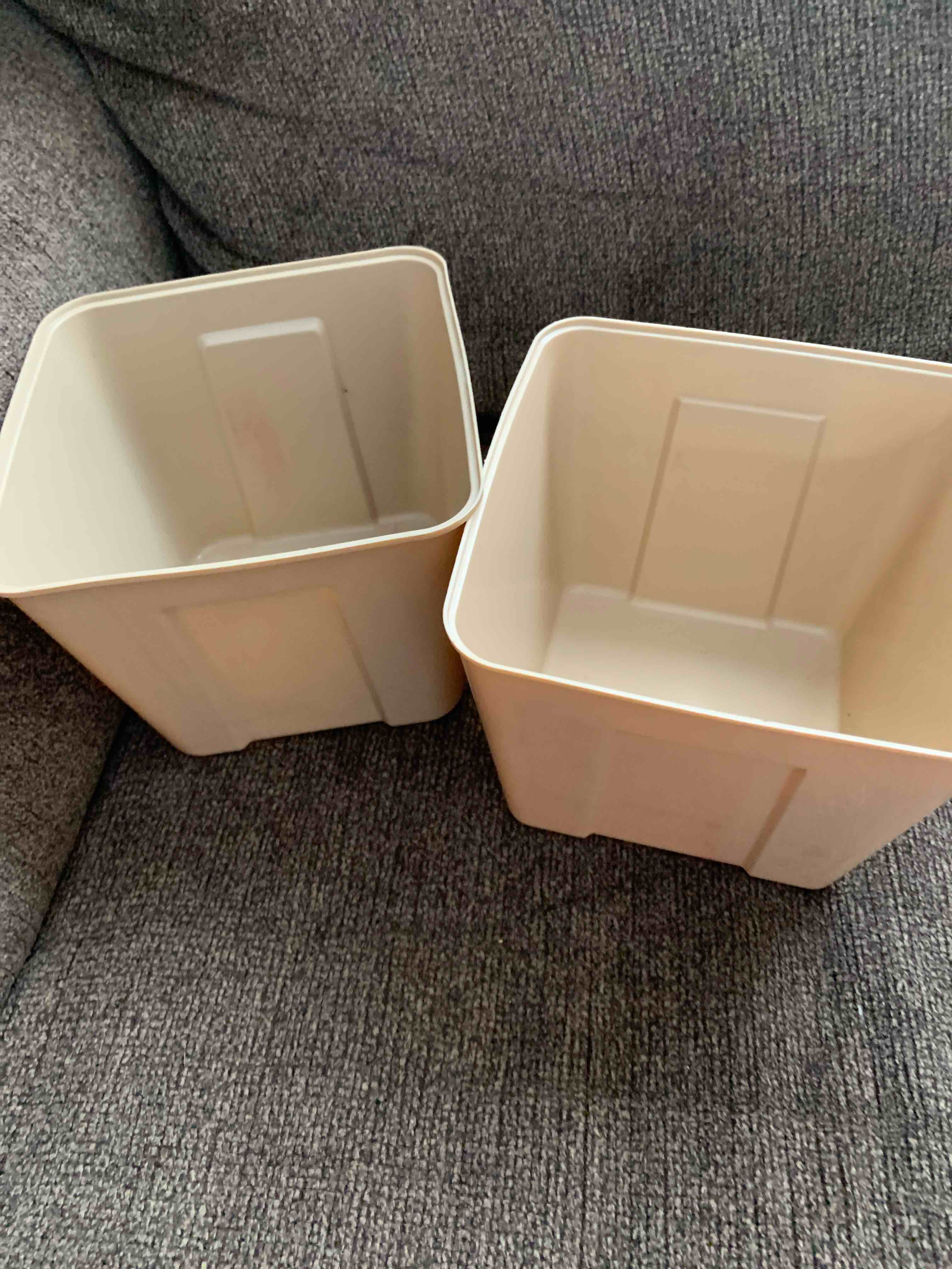 2- plastic buckets