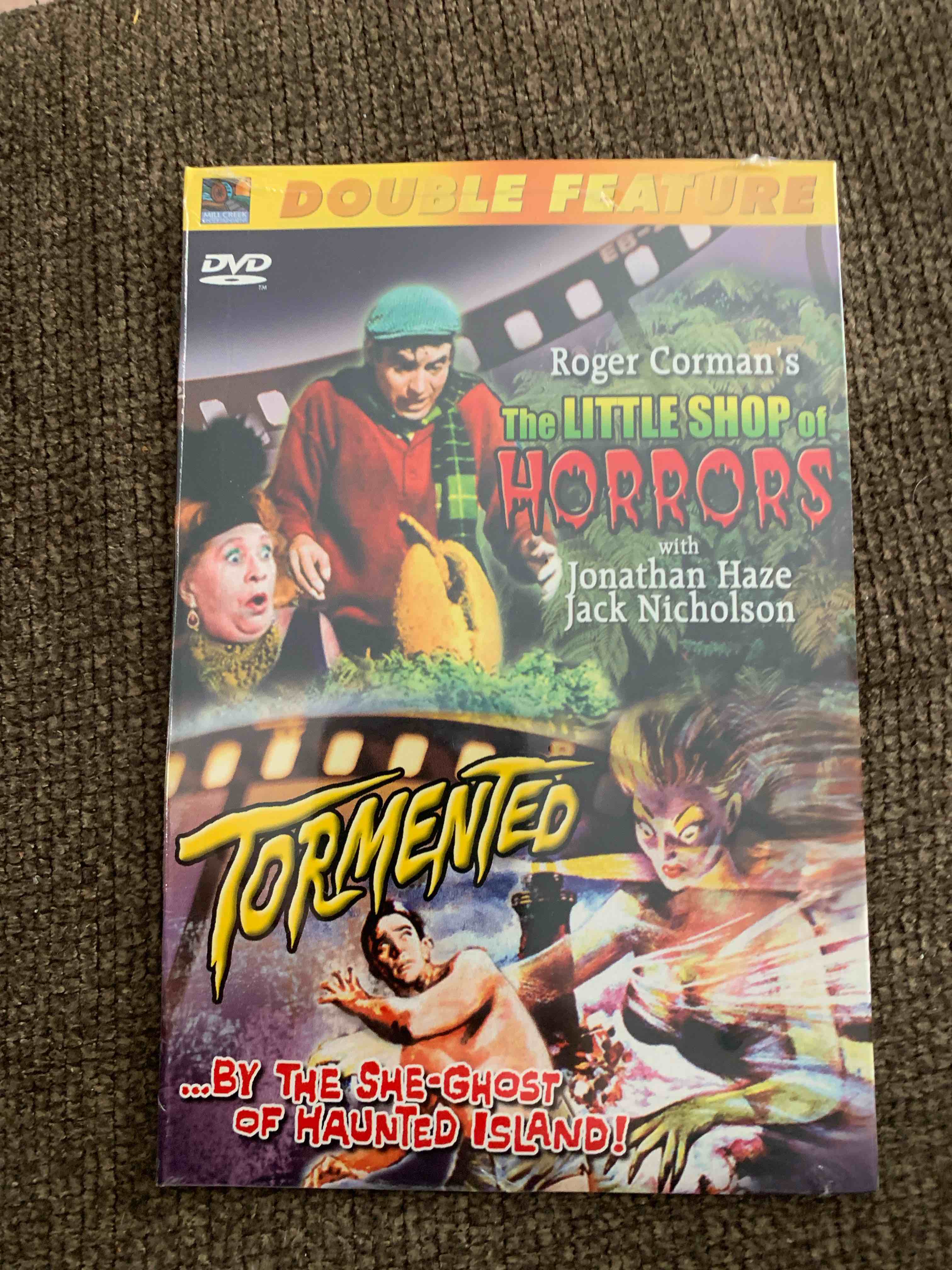 double feature dvd, the little shop of horrors and tormented