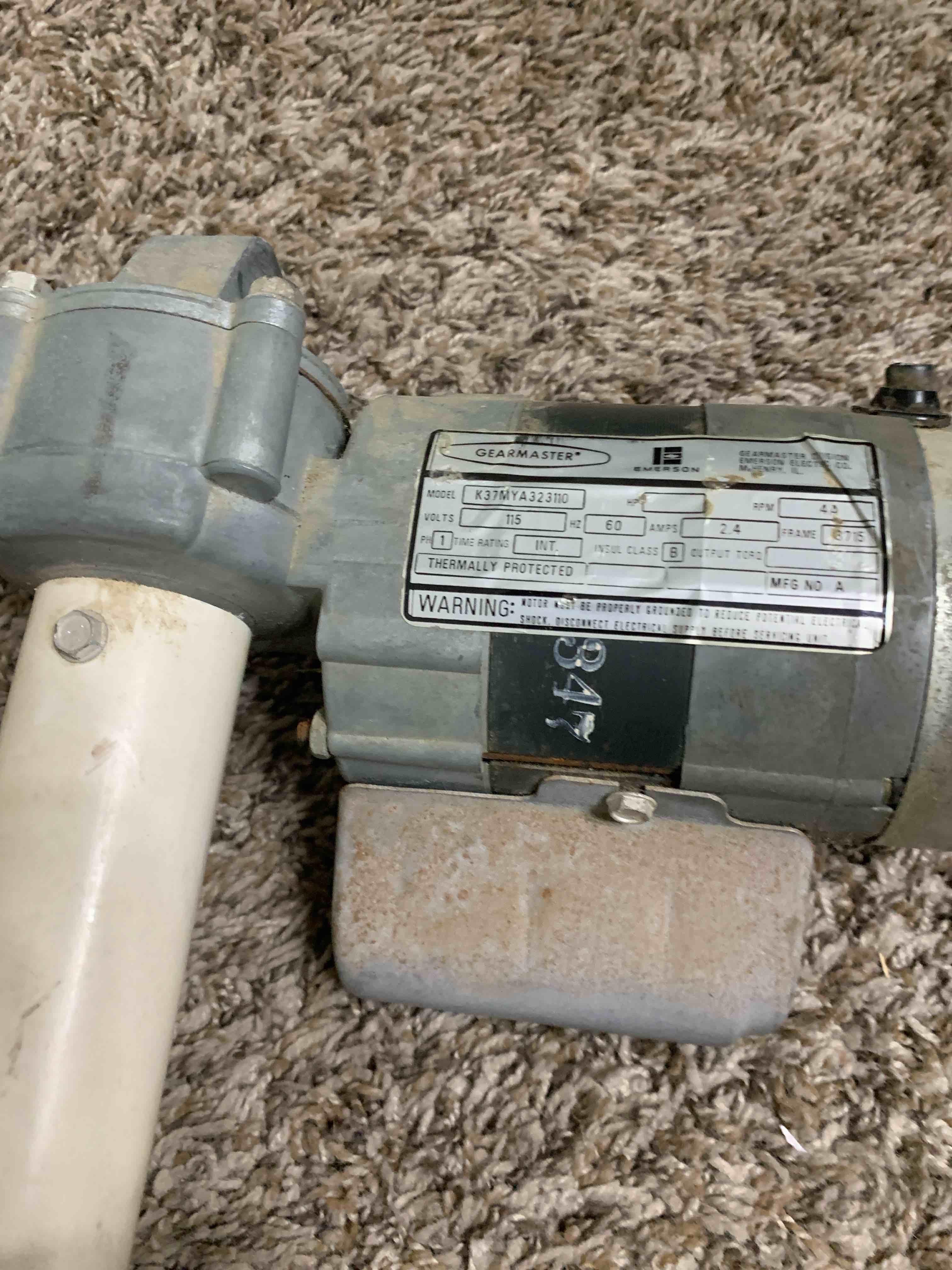 Condition photo showing Good Condition for Gearmaster Medical Bed Motor #k37mya323110