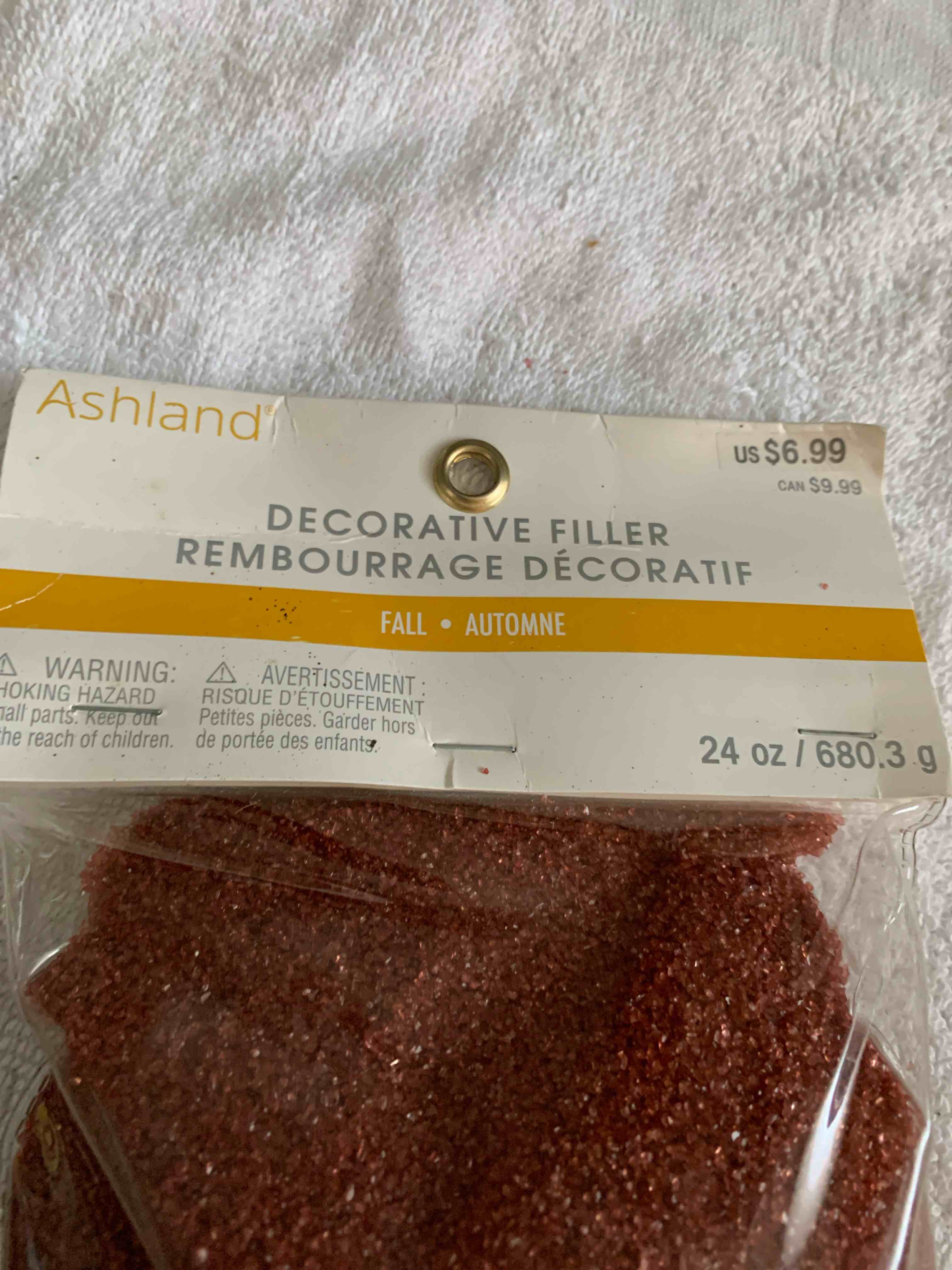 Condition photo showing New/Like New for Ashland Decorative Filler, Fall, 24 oz. 