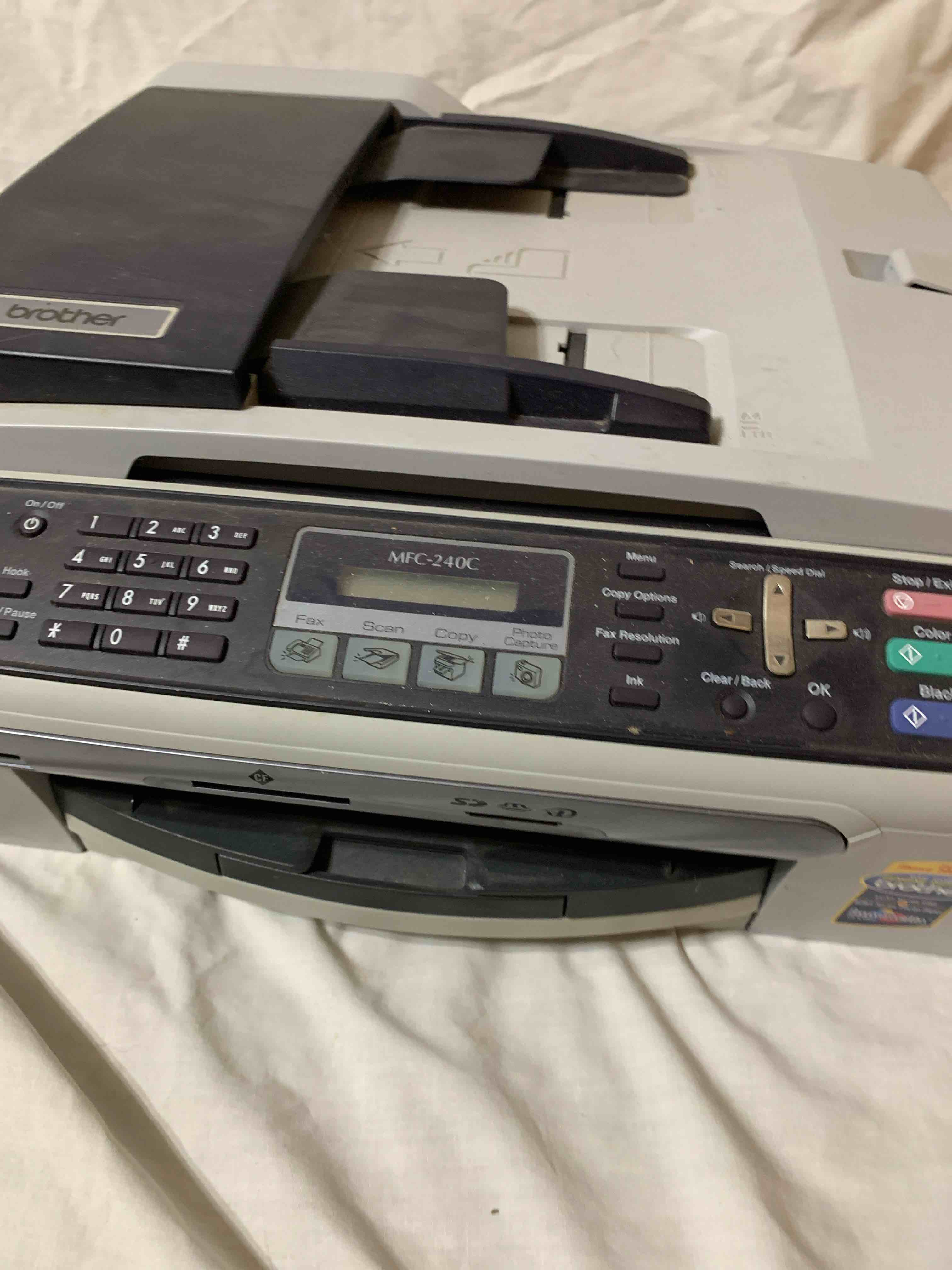Condition photo showing Good Condition for Brother MFC Printer with Power Cord 