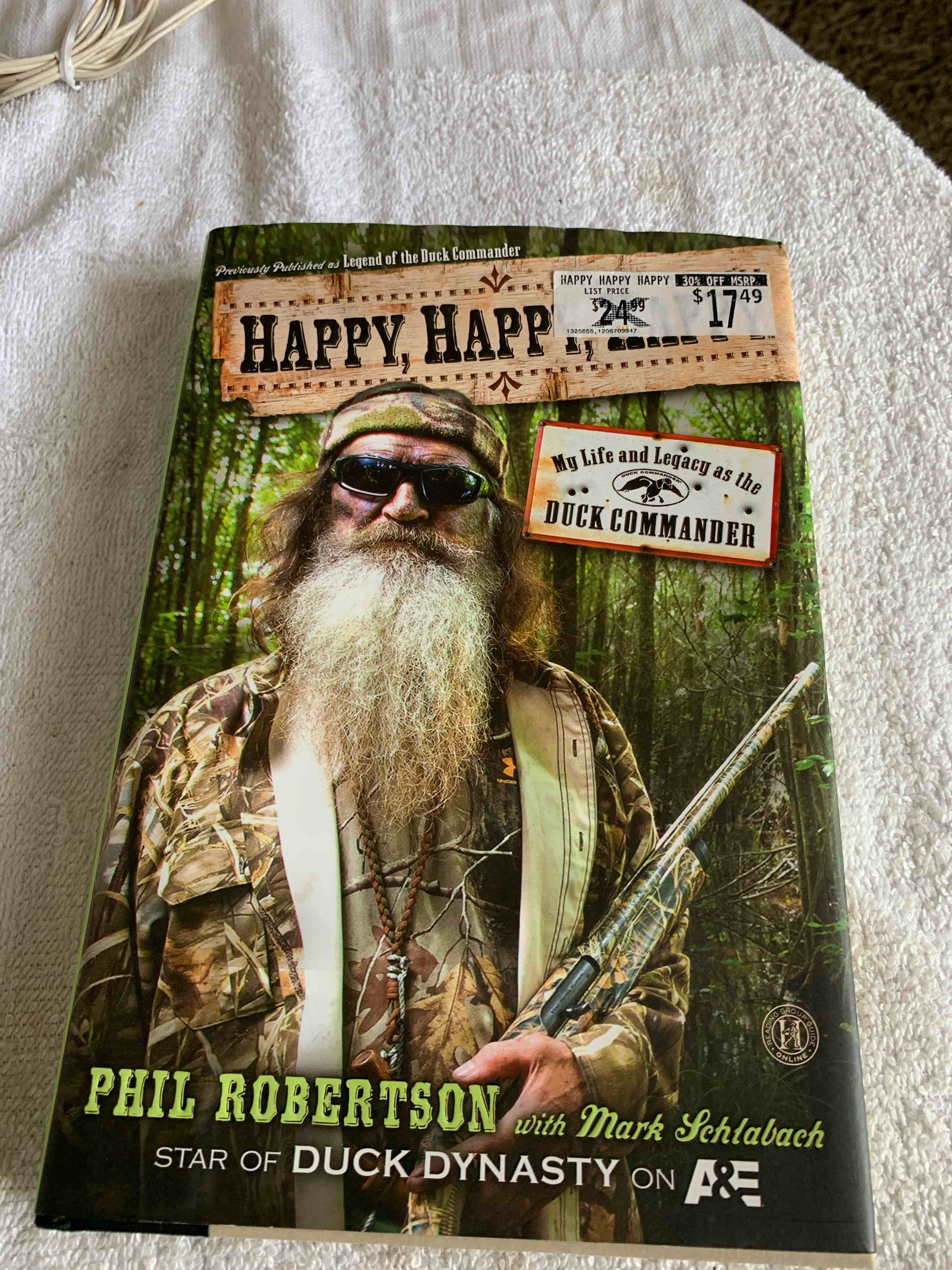 Condition photo showing New/Like New for Legend of Duck Commander, Happy, Happy, Happy, Hardback 