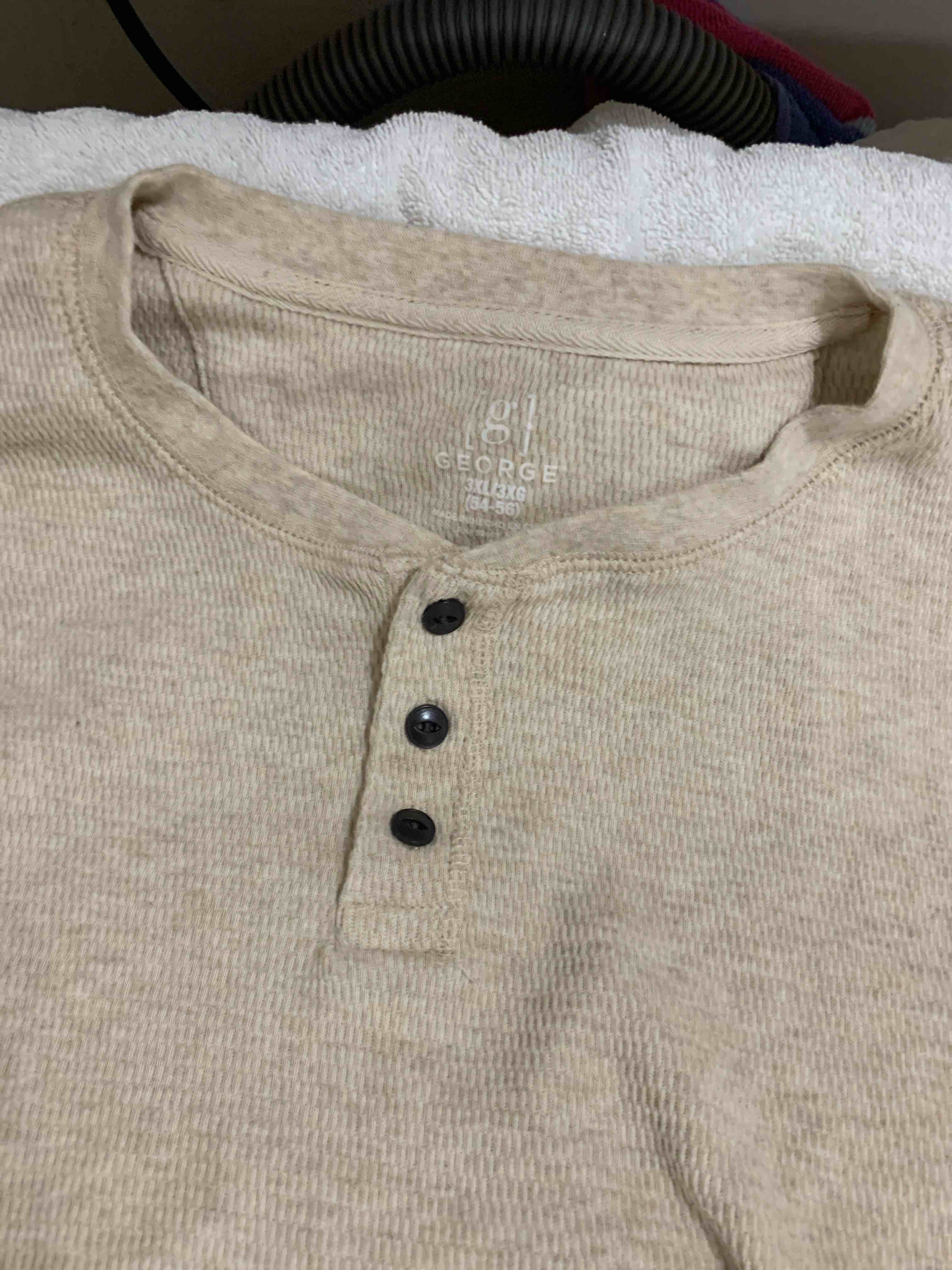 Condition photo showing Good Condition for George Long Sleeve Shirt, 3XL