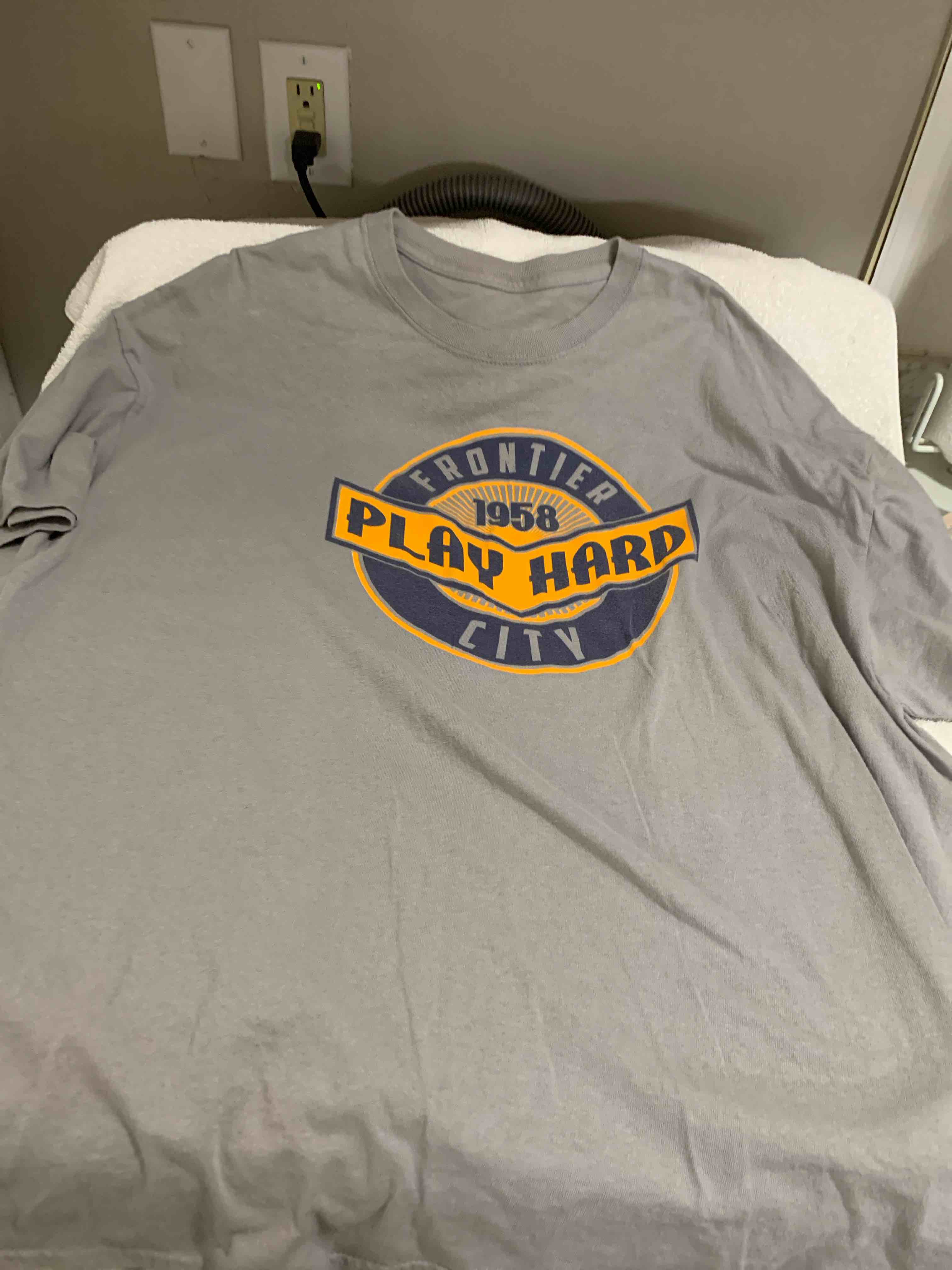 gray tee shirt, 2xl
