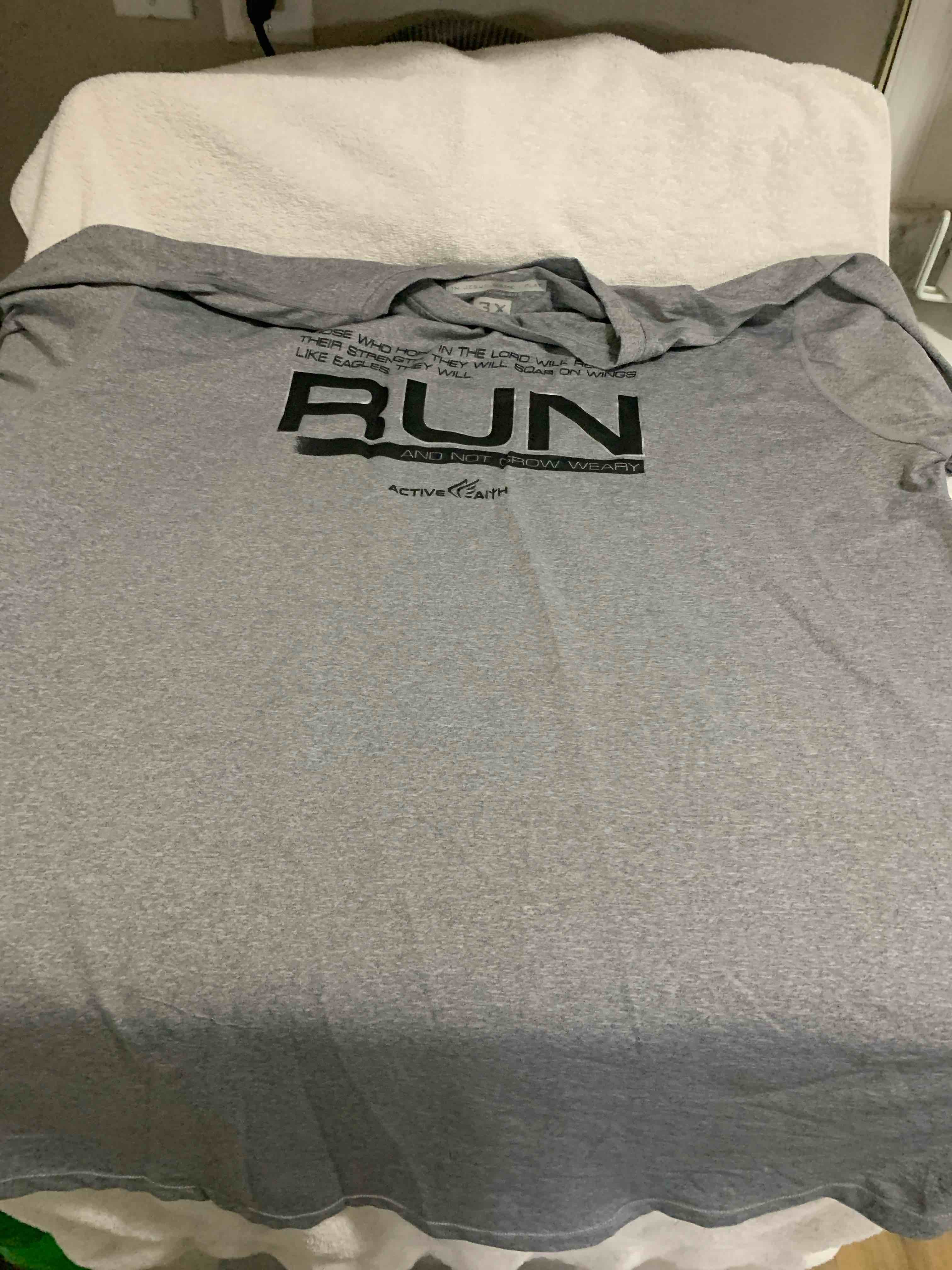 Gray Tee Shirt, 3XL