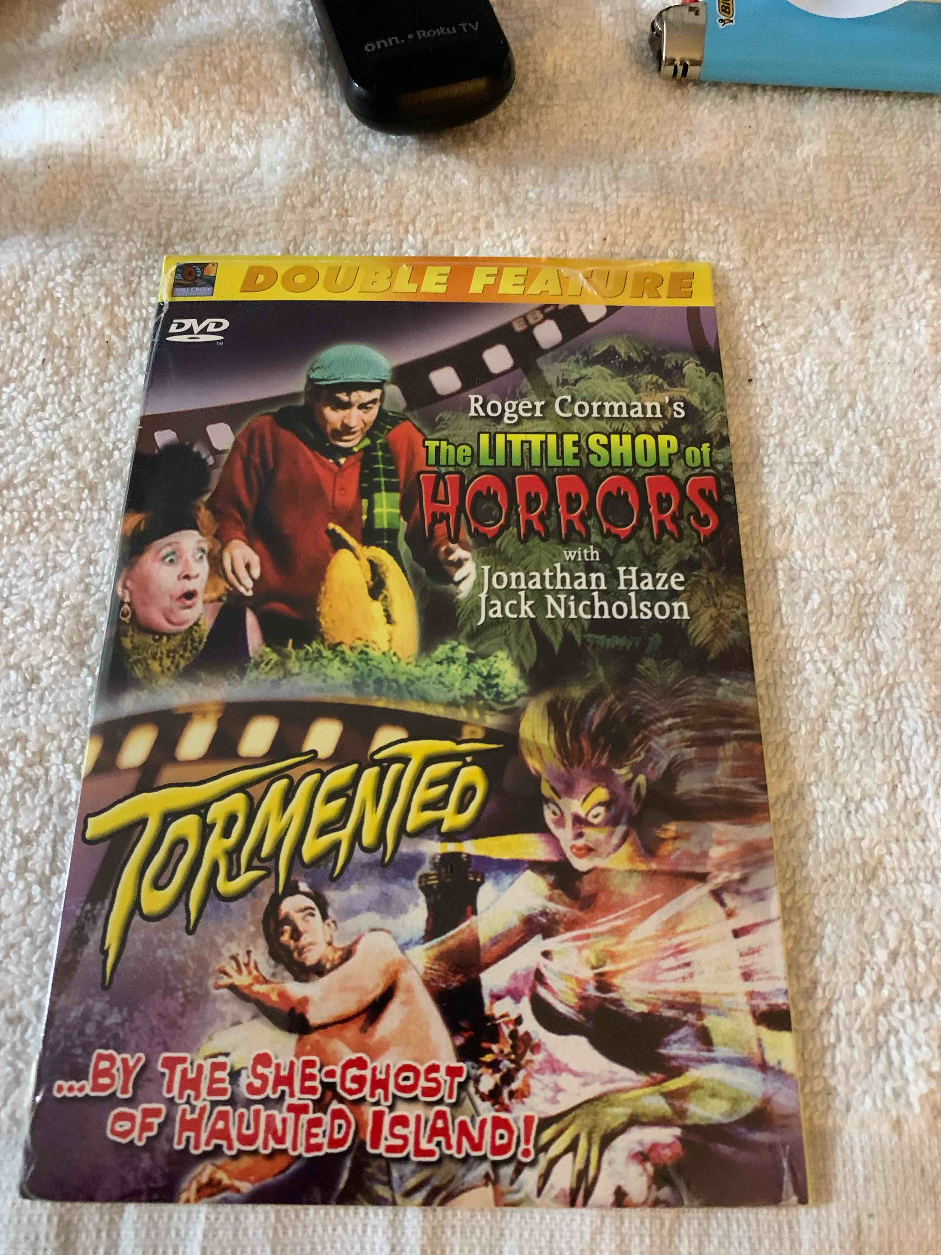 double feature dvd, the little shop of horrors and tormented