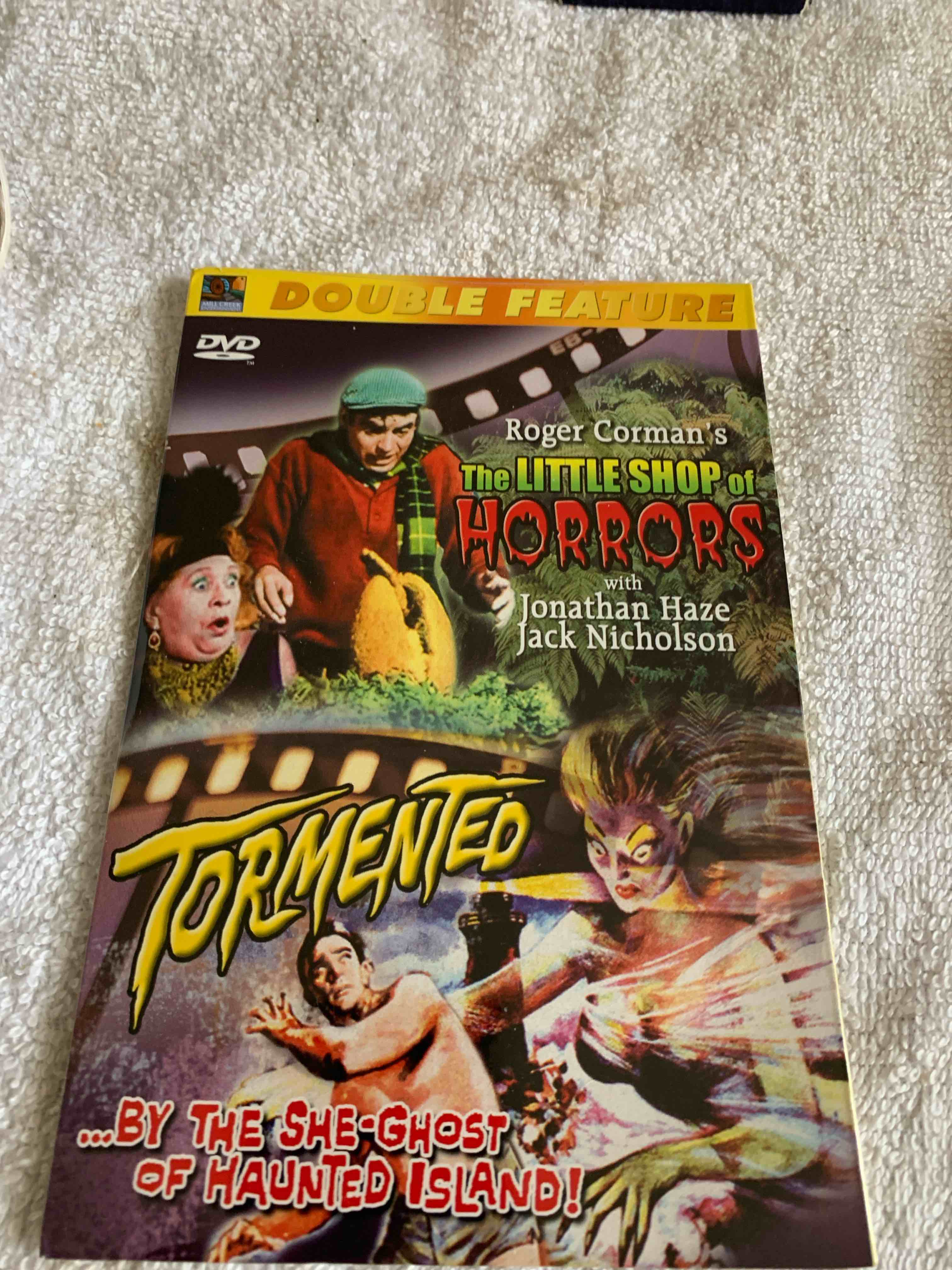 Double Feature DVD, The Little Shop of Horrors and Tormented 