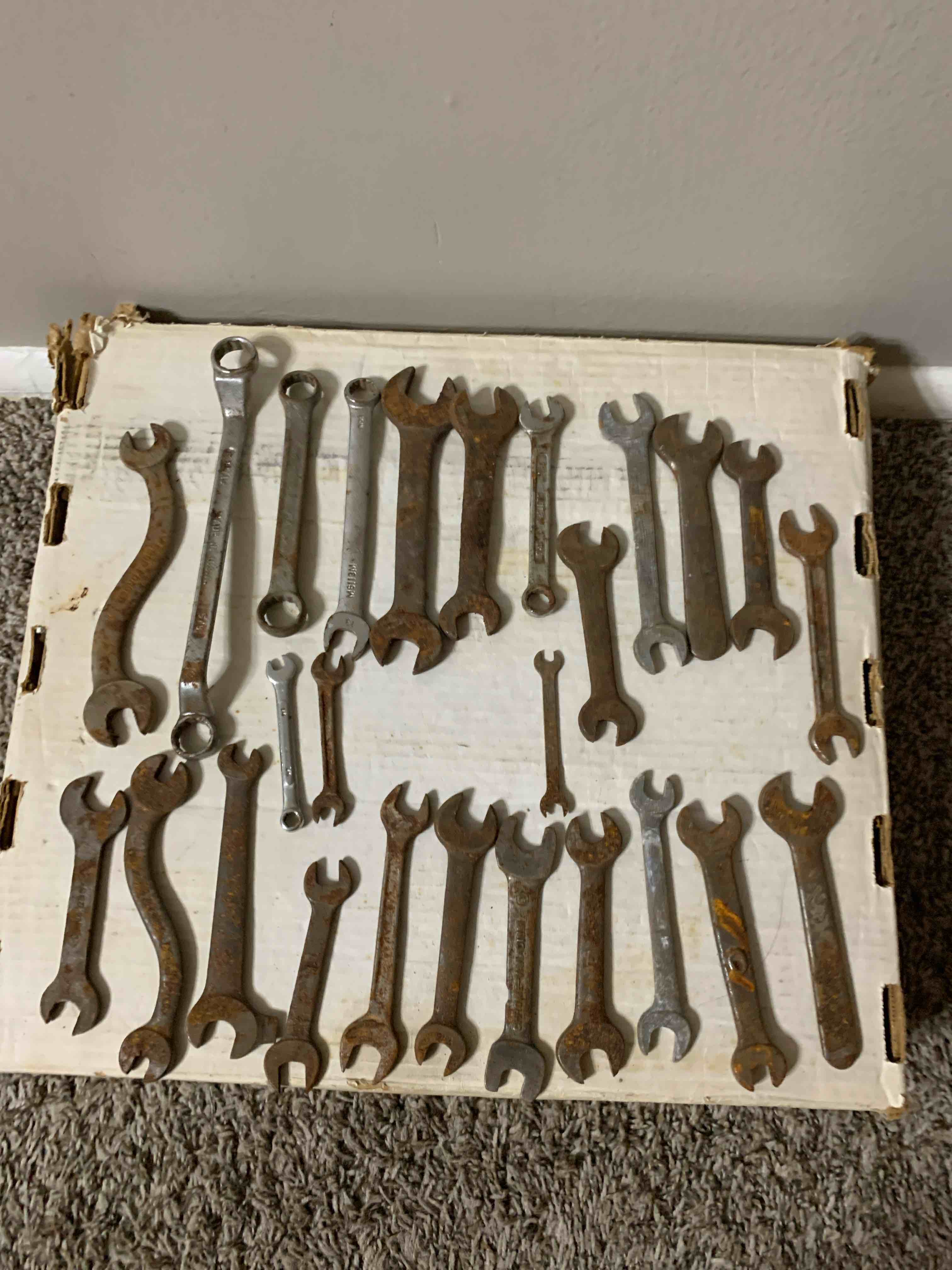 Lot of 26 Vintage Wrenches 