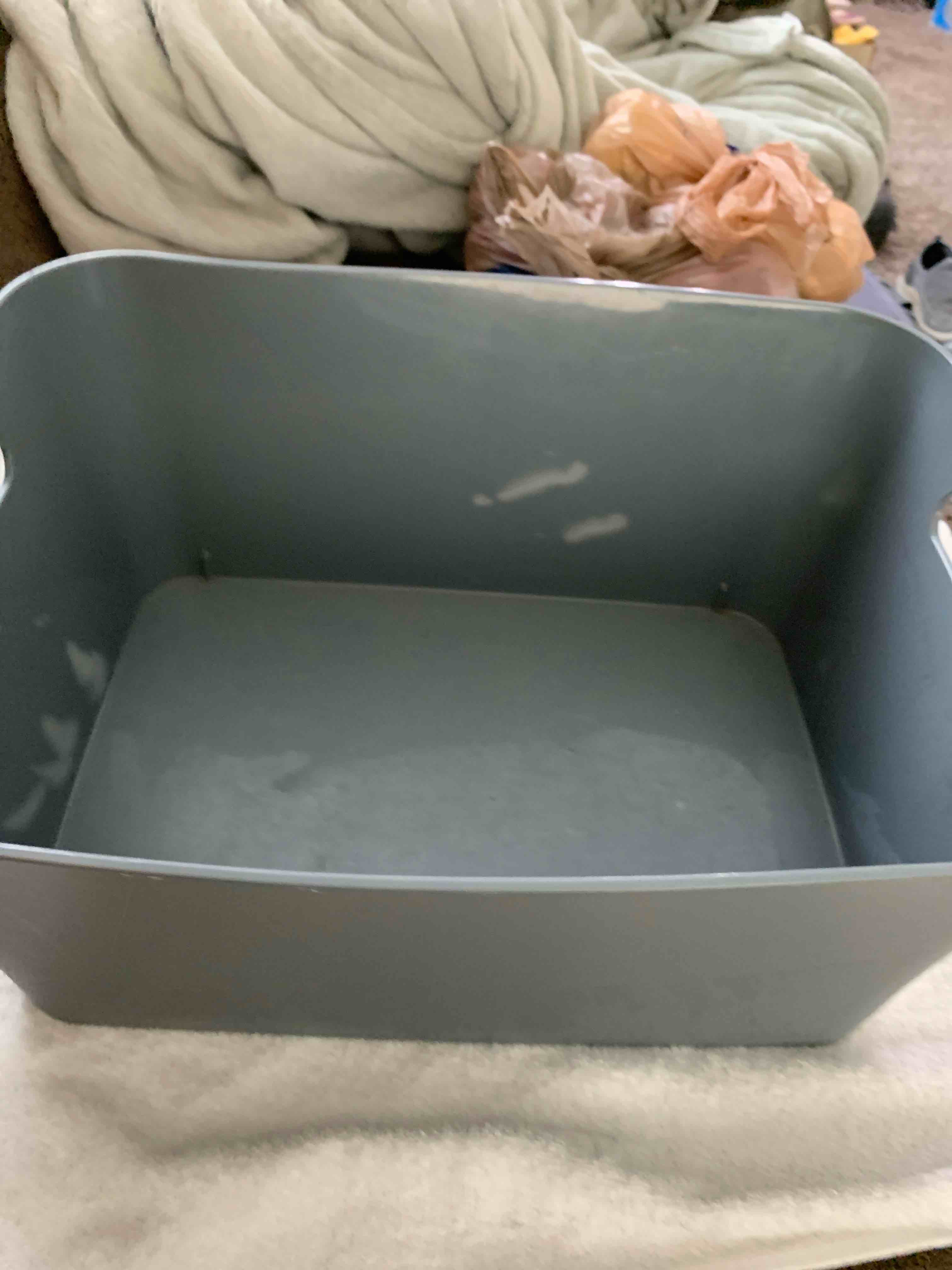 Plastic Carry Tote , 15” X 10” X 7”