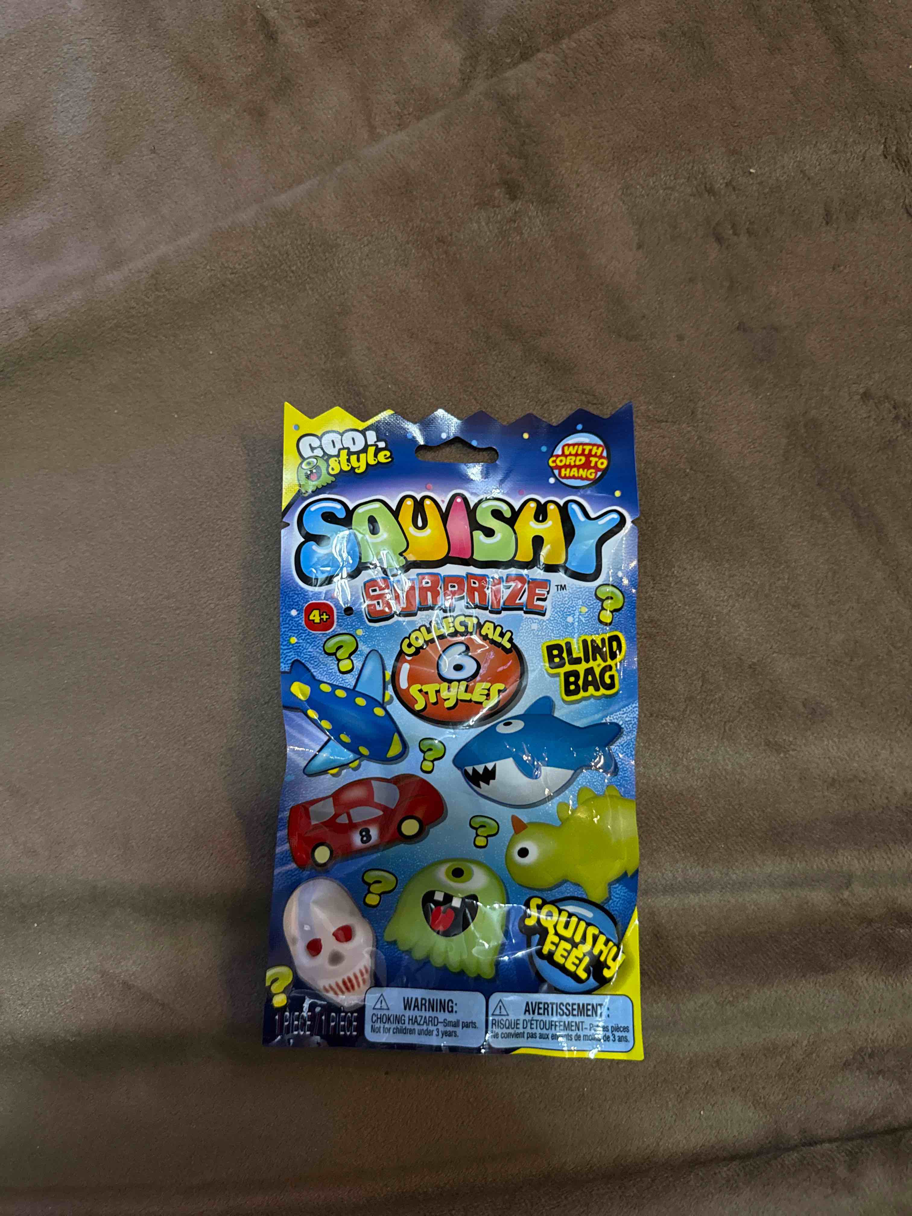 Surprise Squishy Blue Bag