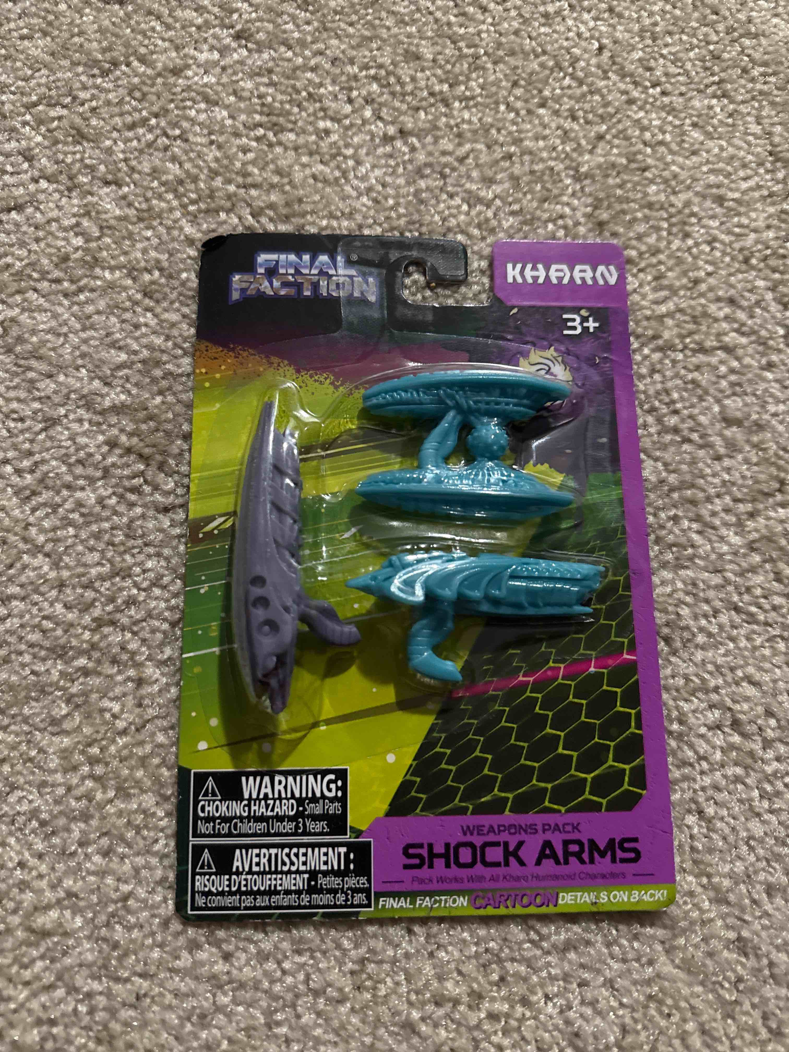 Final Faction shock arms kids toys