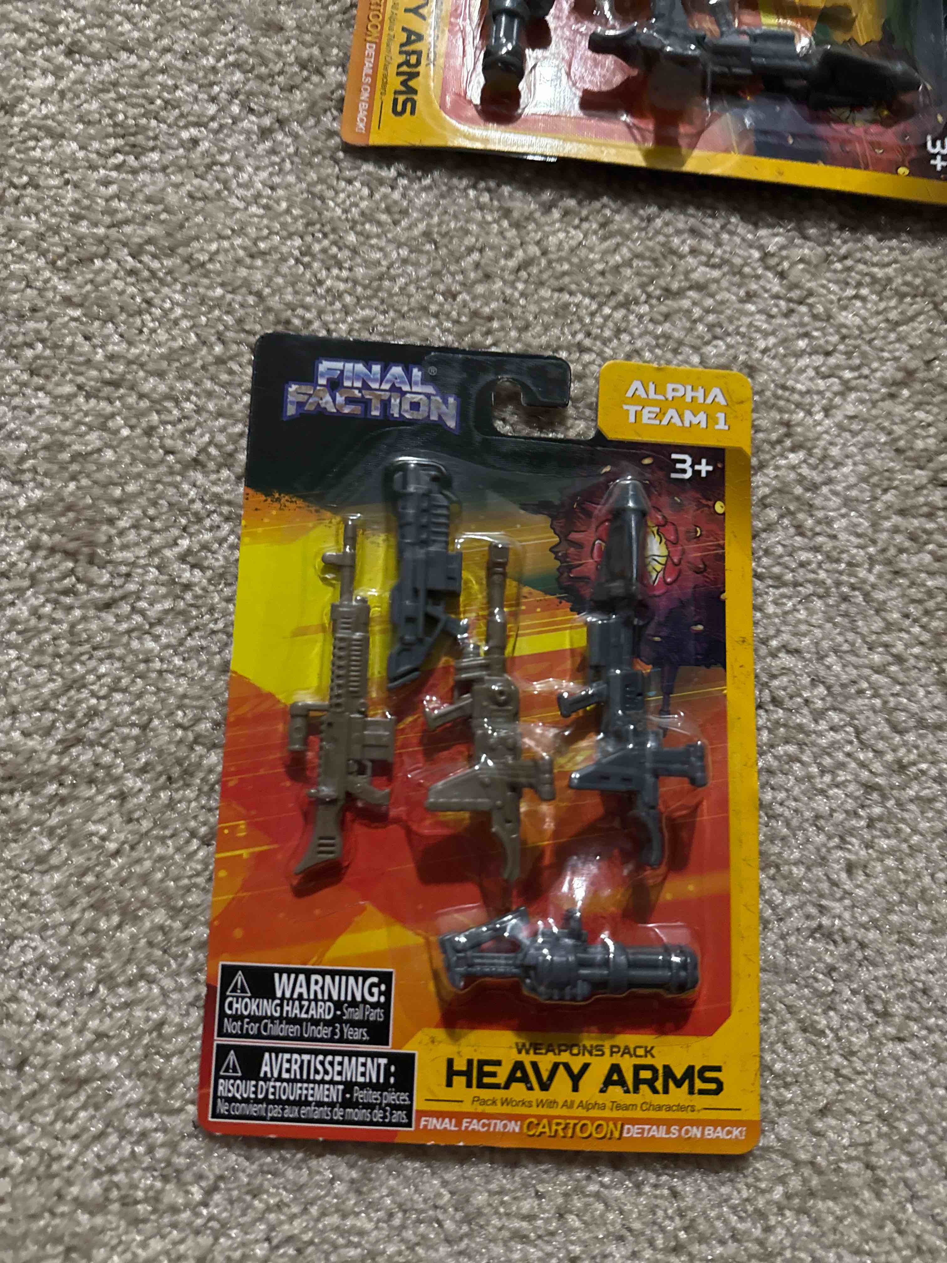 Final Faction heavy arms kids toys