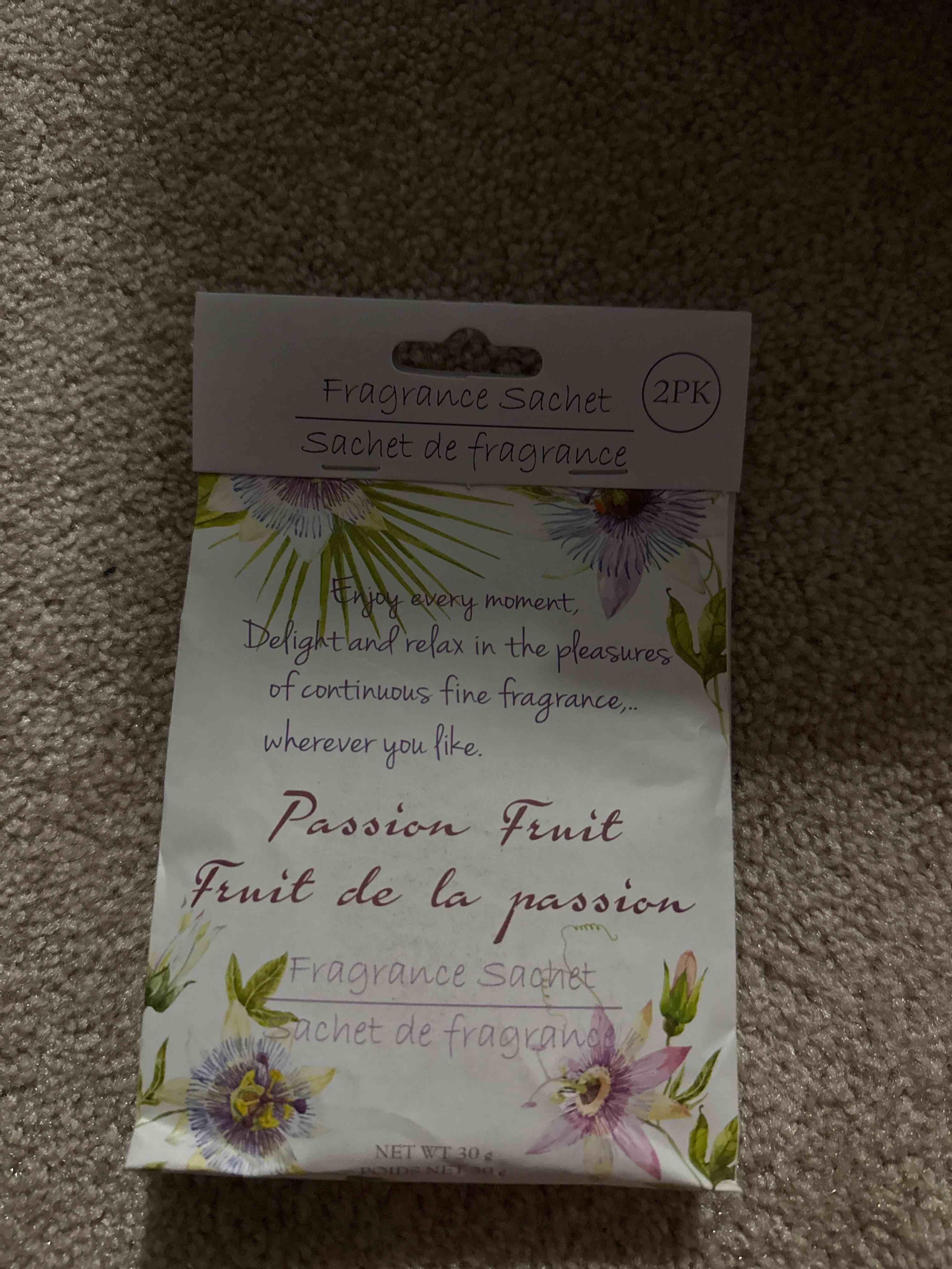 Passion+fruit+bamboo Fragrance, 2 Packages, For Bathrooms, Trash Cans. Closets Etc