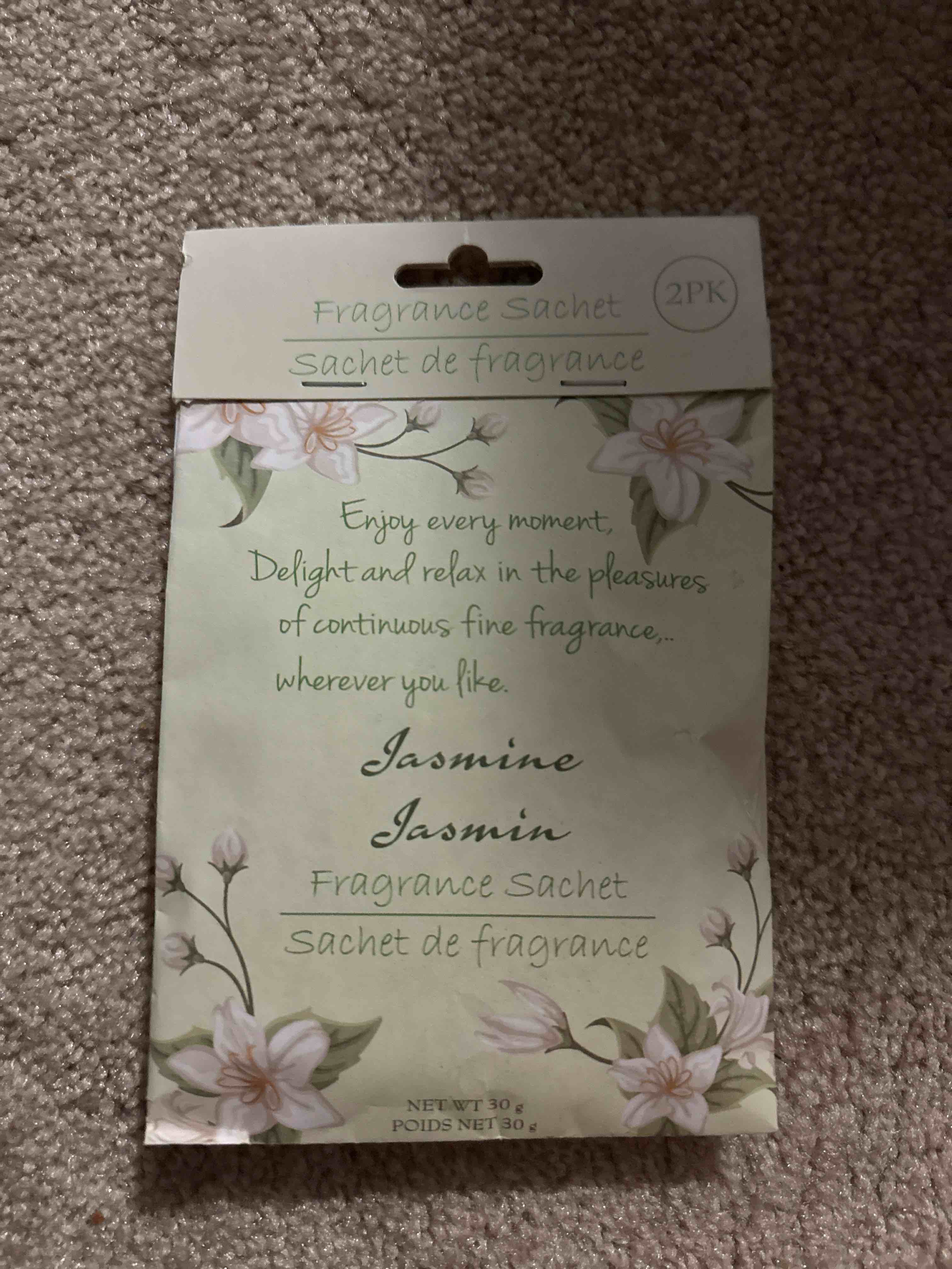 Jasmine bamboo Fragrance, 2 Packages, For Bathrooms, Trash Cans. Closets Etc