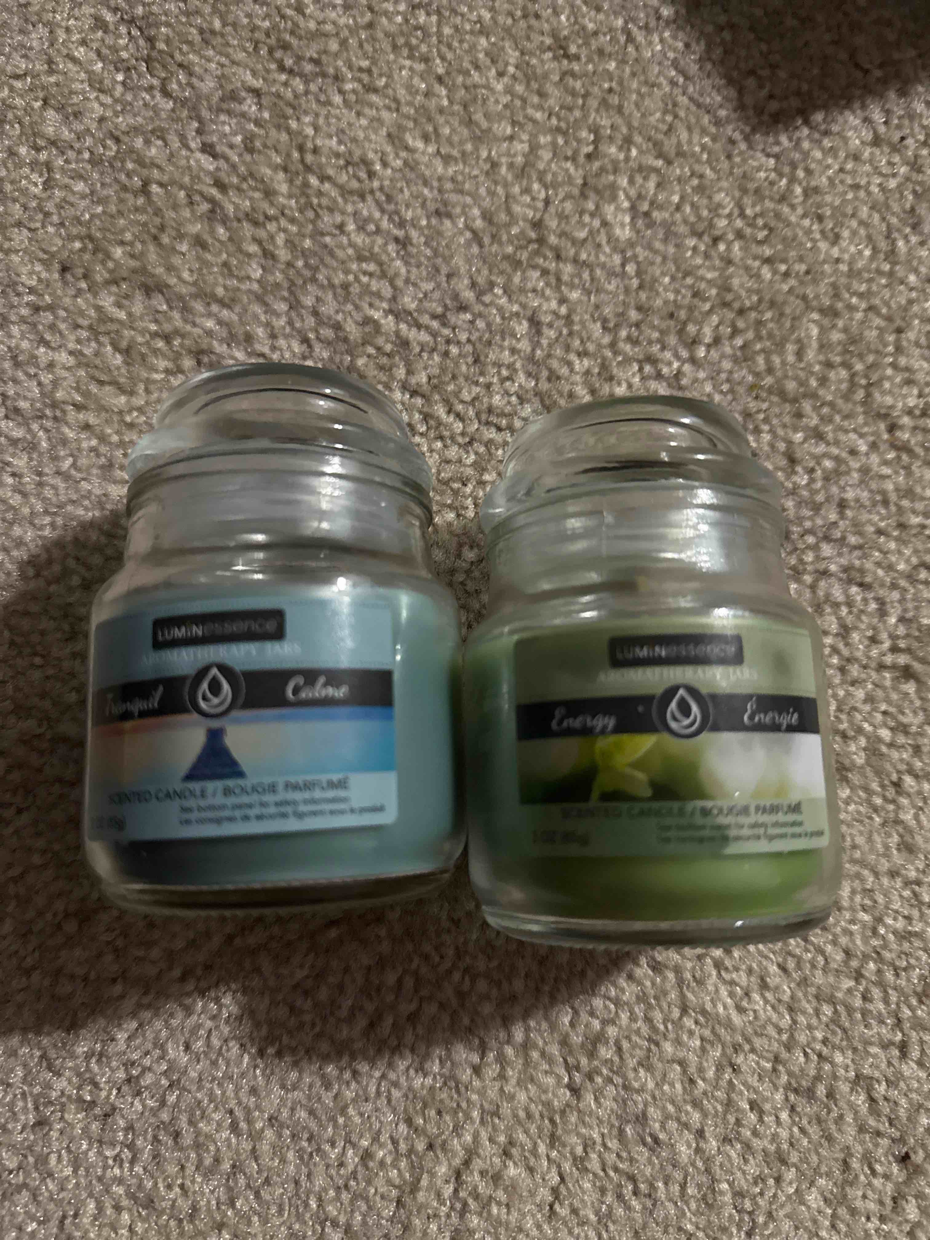 2 pack of single wick candles (2 mystery scents) 