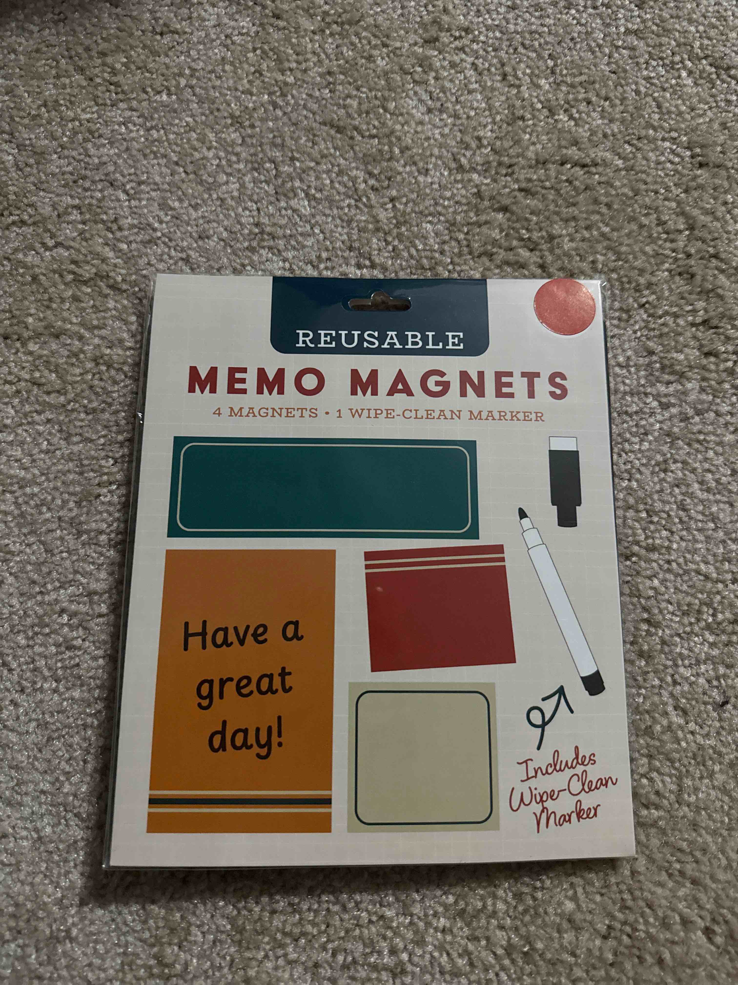 Reuse-able Memo Magnets