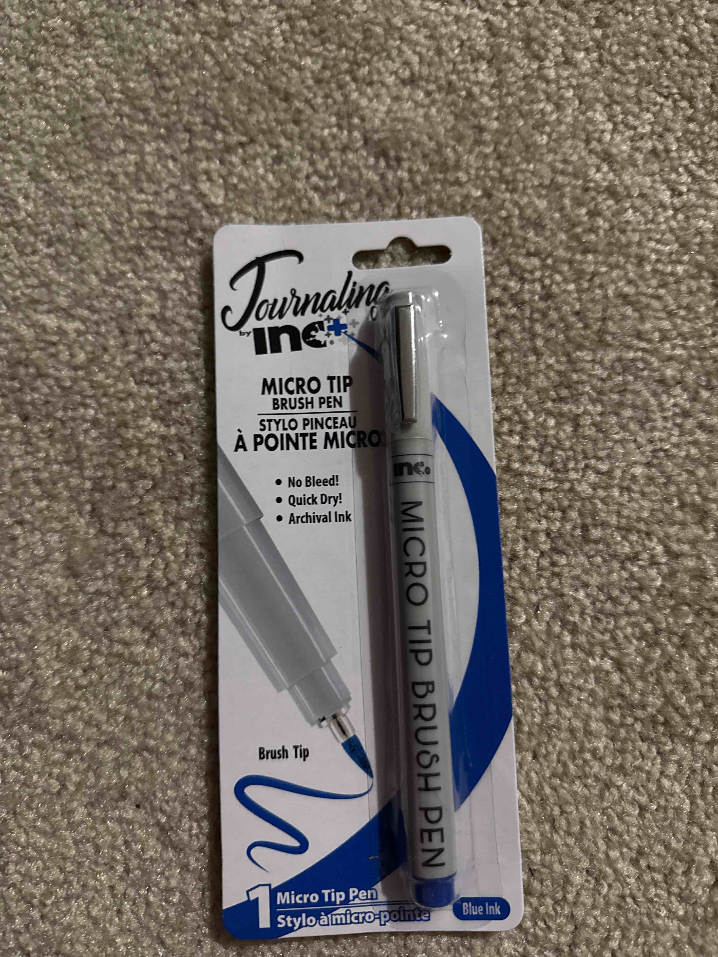 Journaling INC Micro Tip Brush Pen