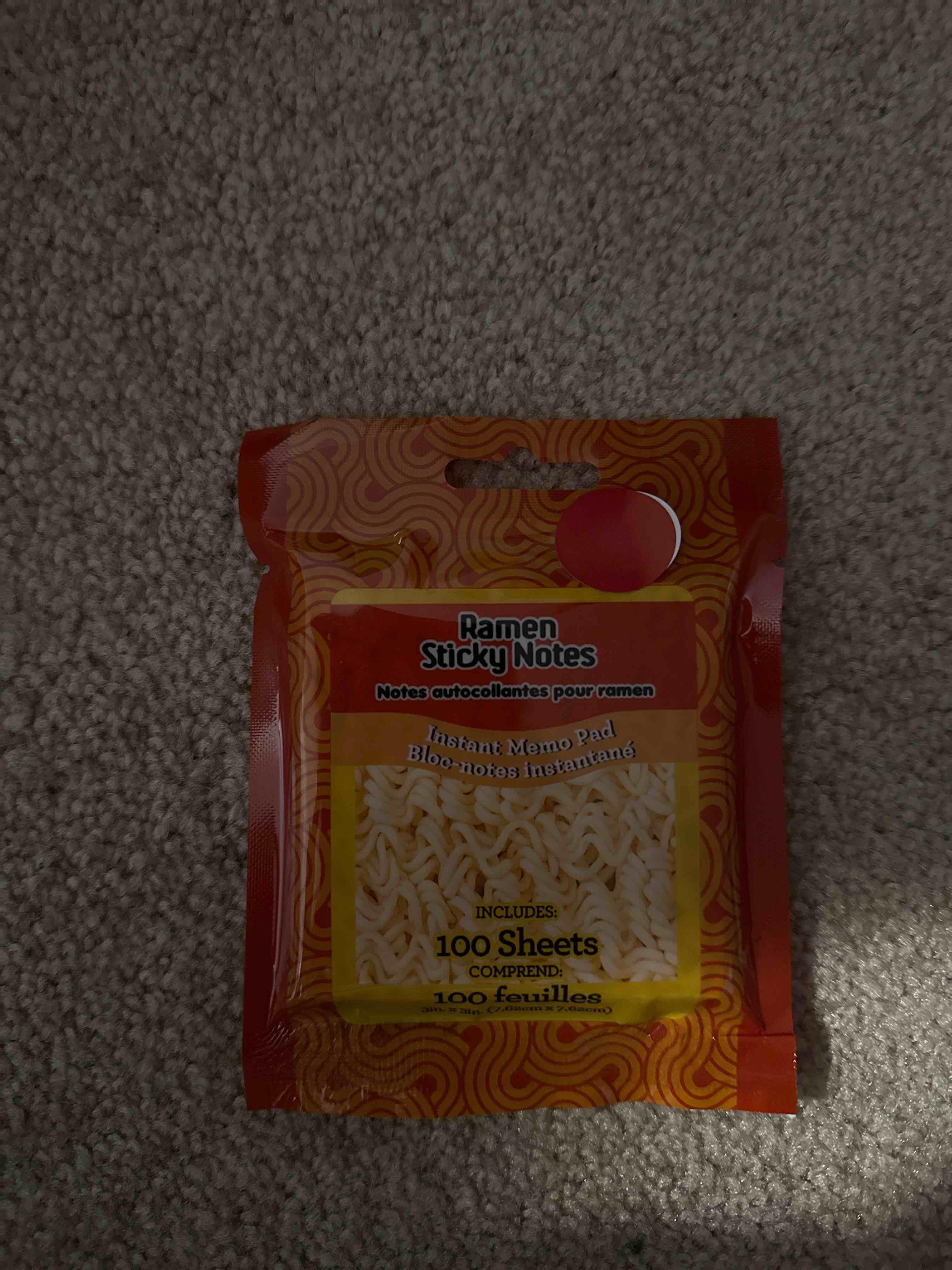 ramen sticky notes 100 sheets 