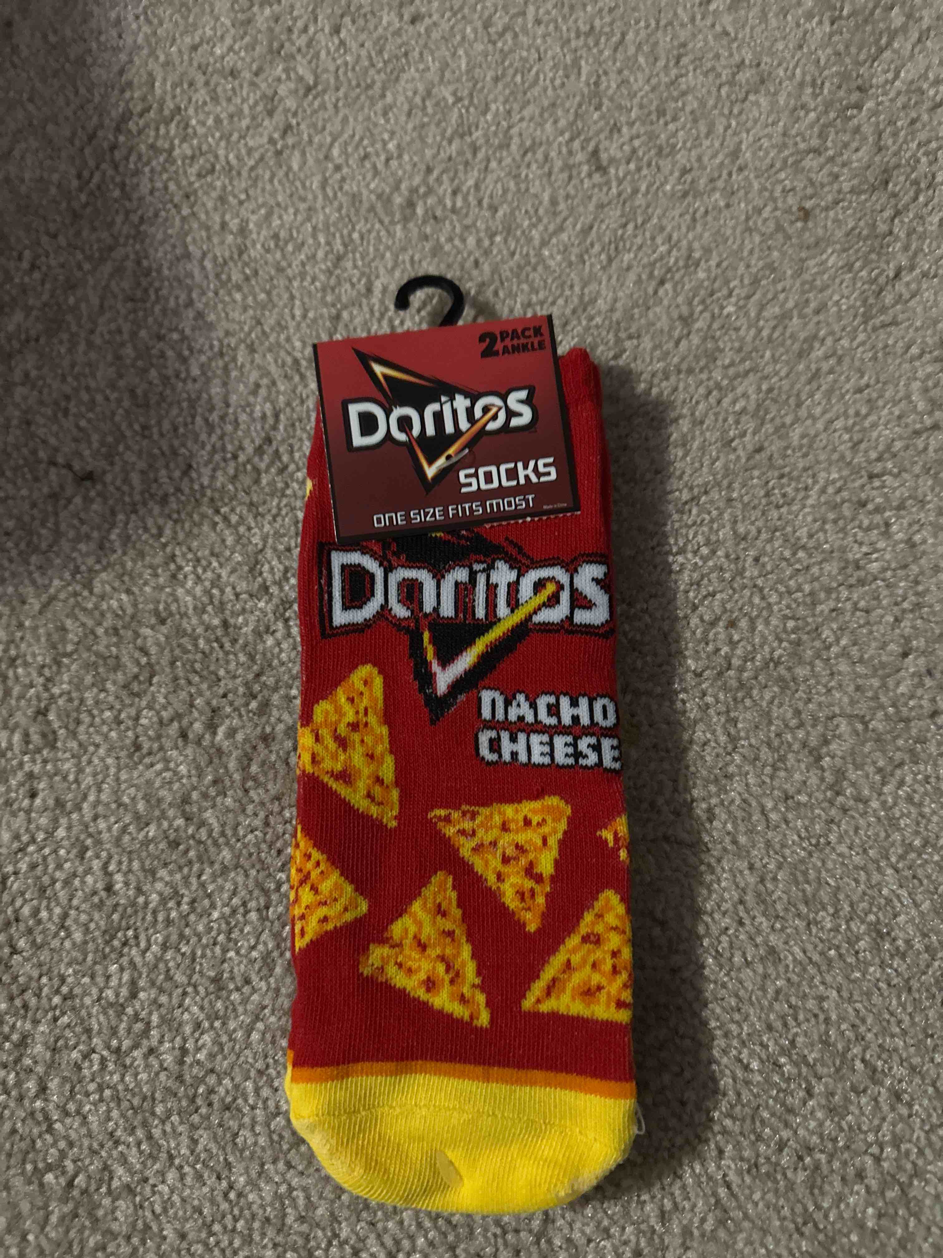 Doritos socks 2 pk ankle socks one size fits most