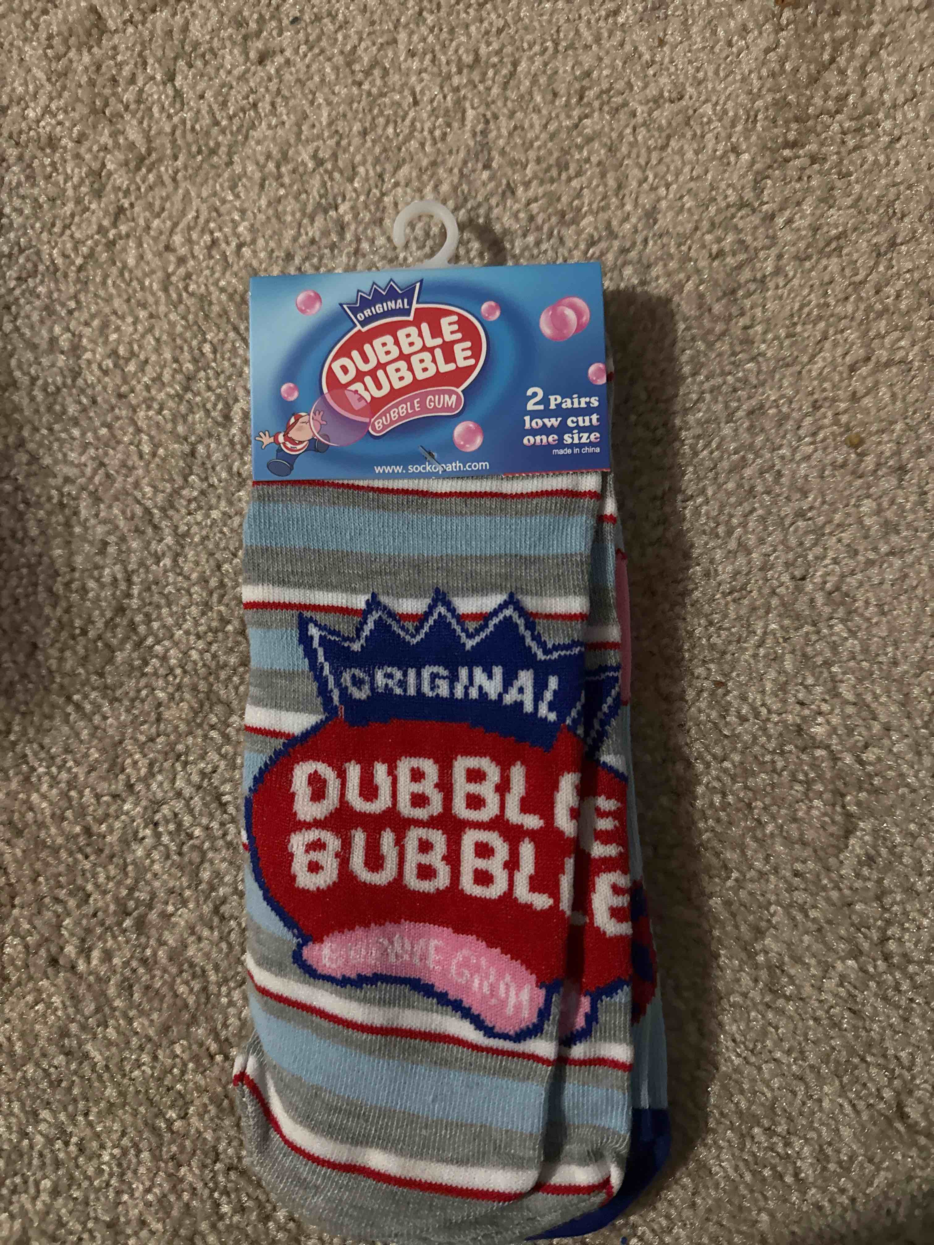double bubble bubble gum socks 