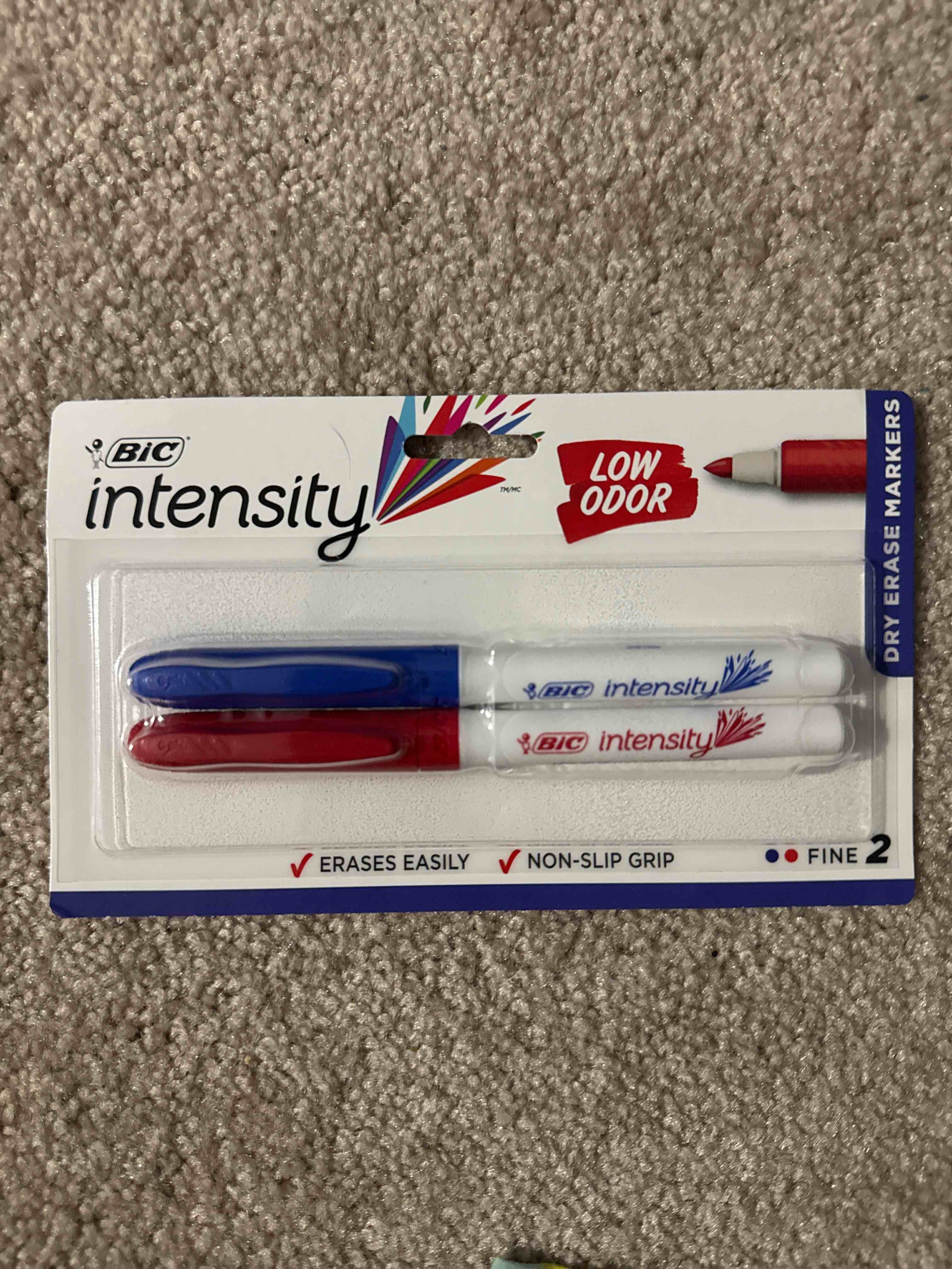 bic 2pk dry erase markers